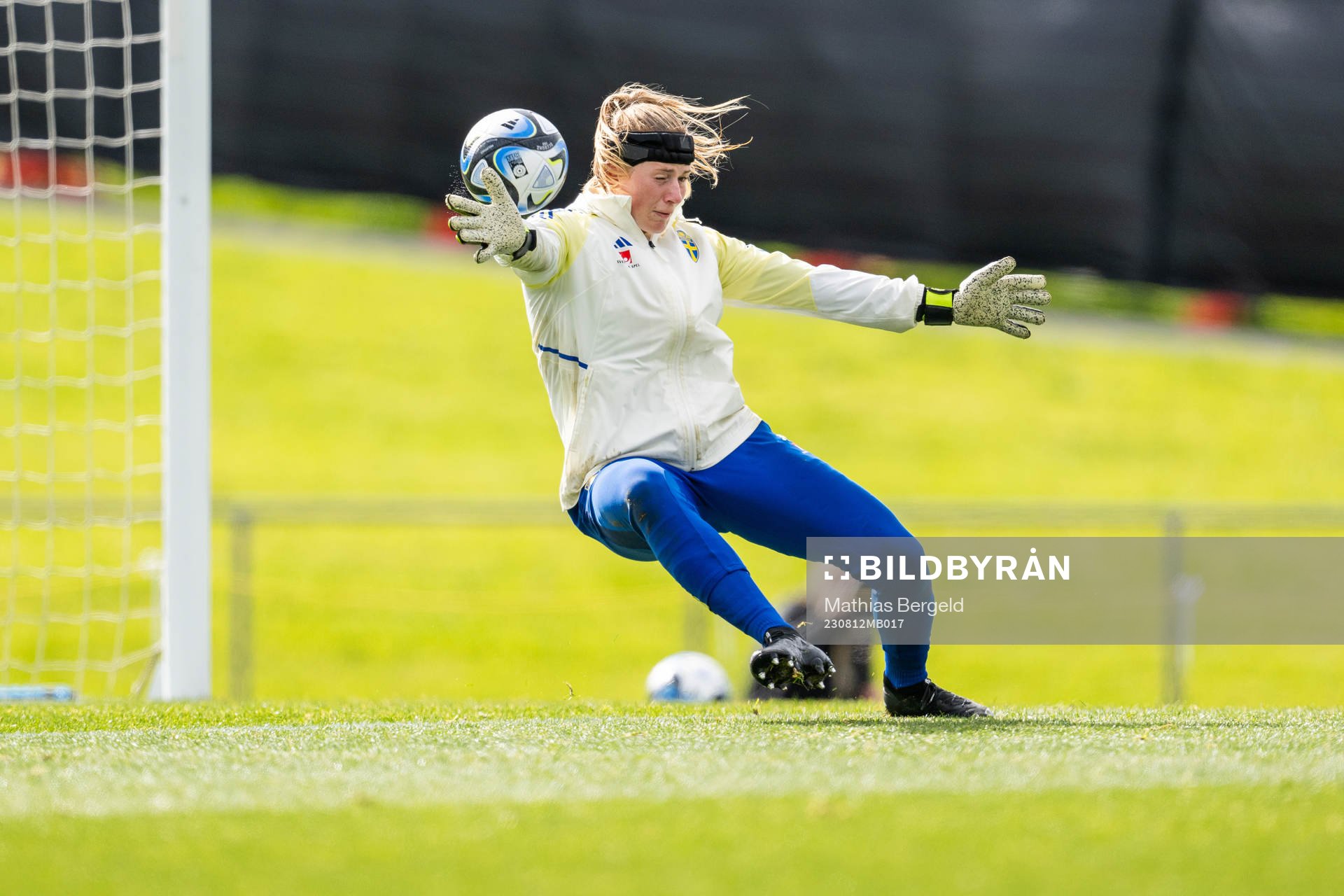 Goalkeeper Tove Enblom of the Swedish women's national
