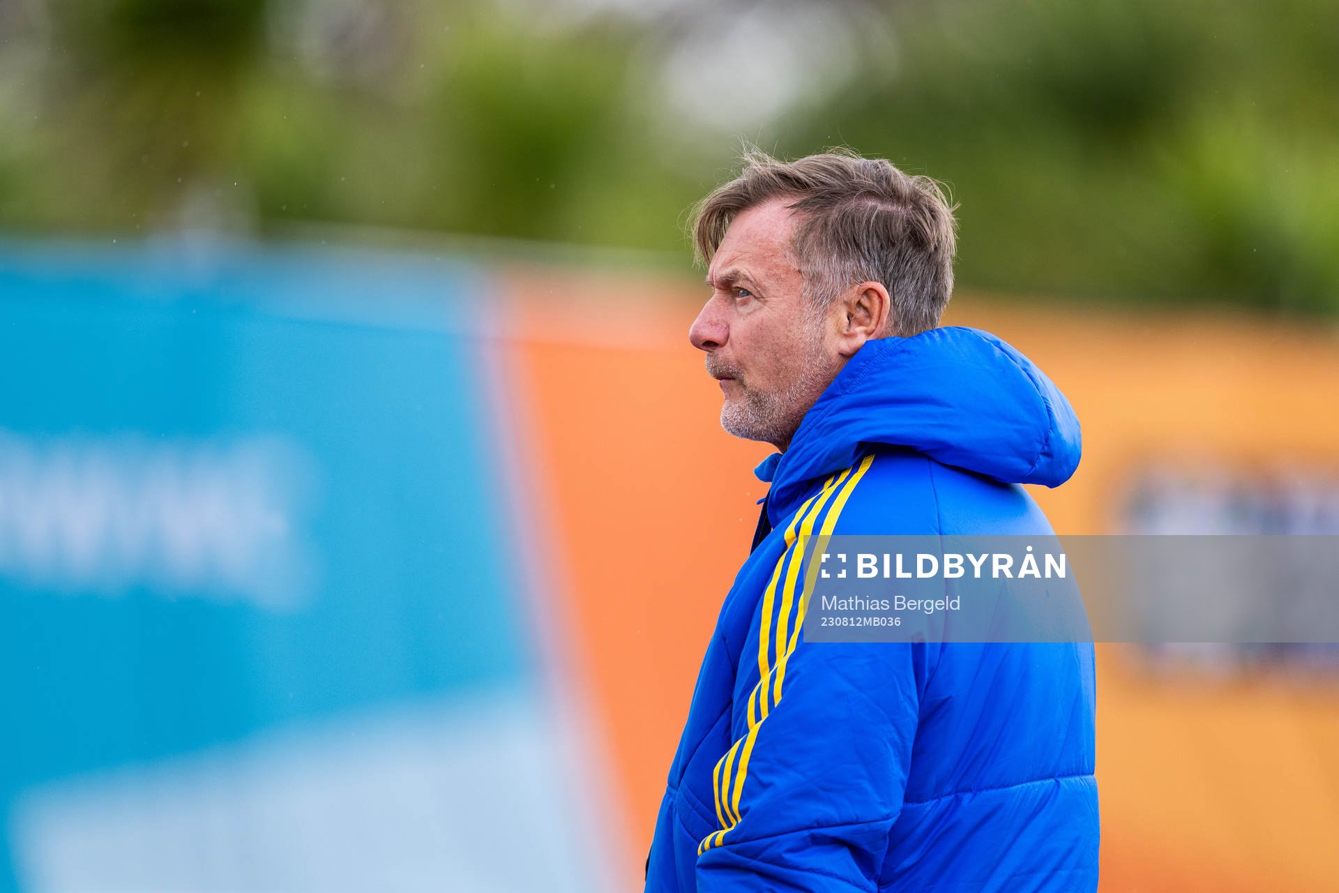 Head coach Peter Gerhardsson of the Swedish women's
