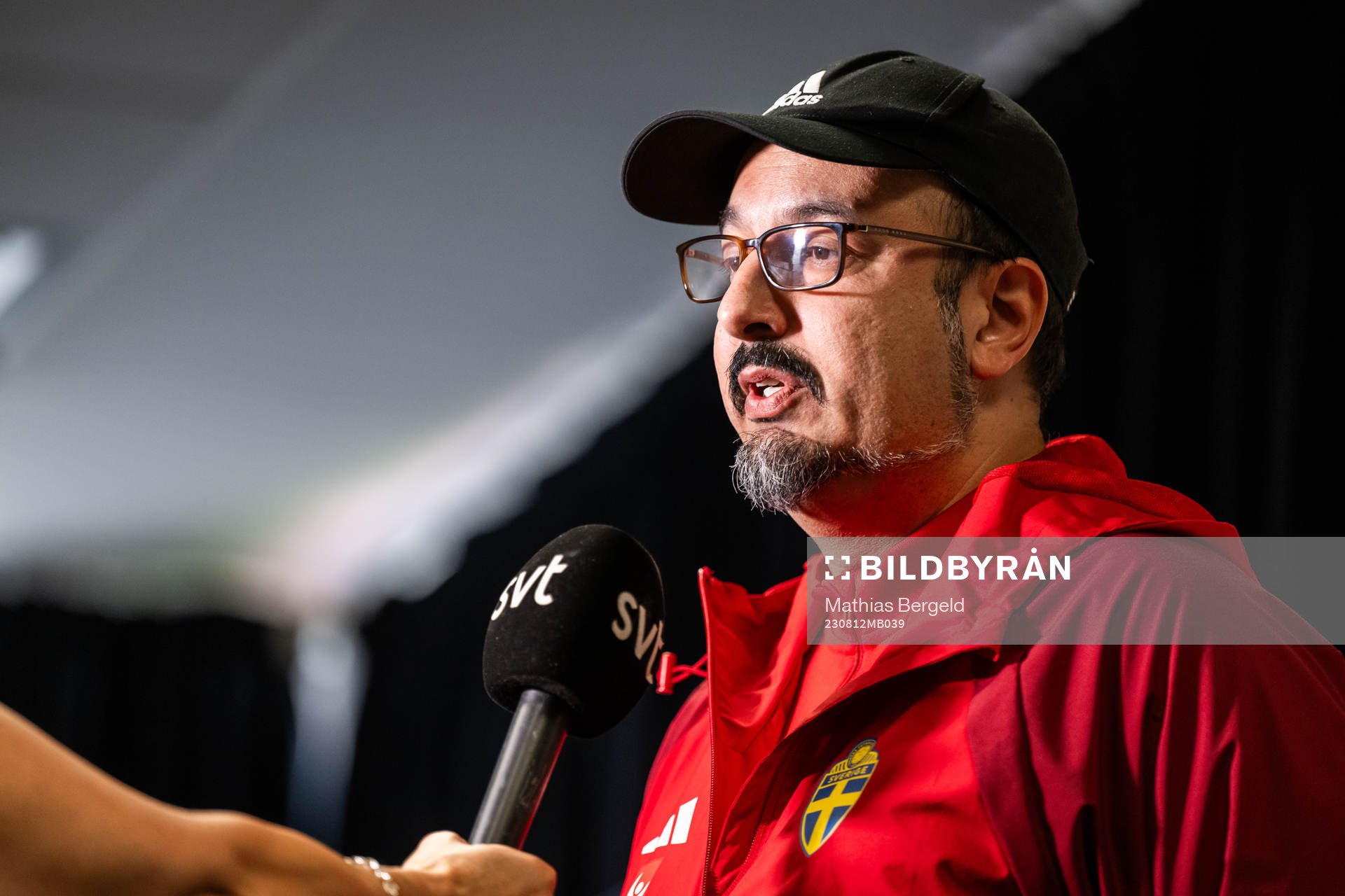 Medical doctor Houman Ebrahimi of the Swedish women's