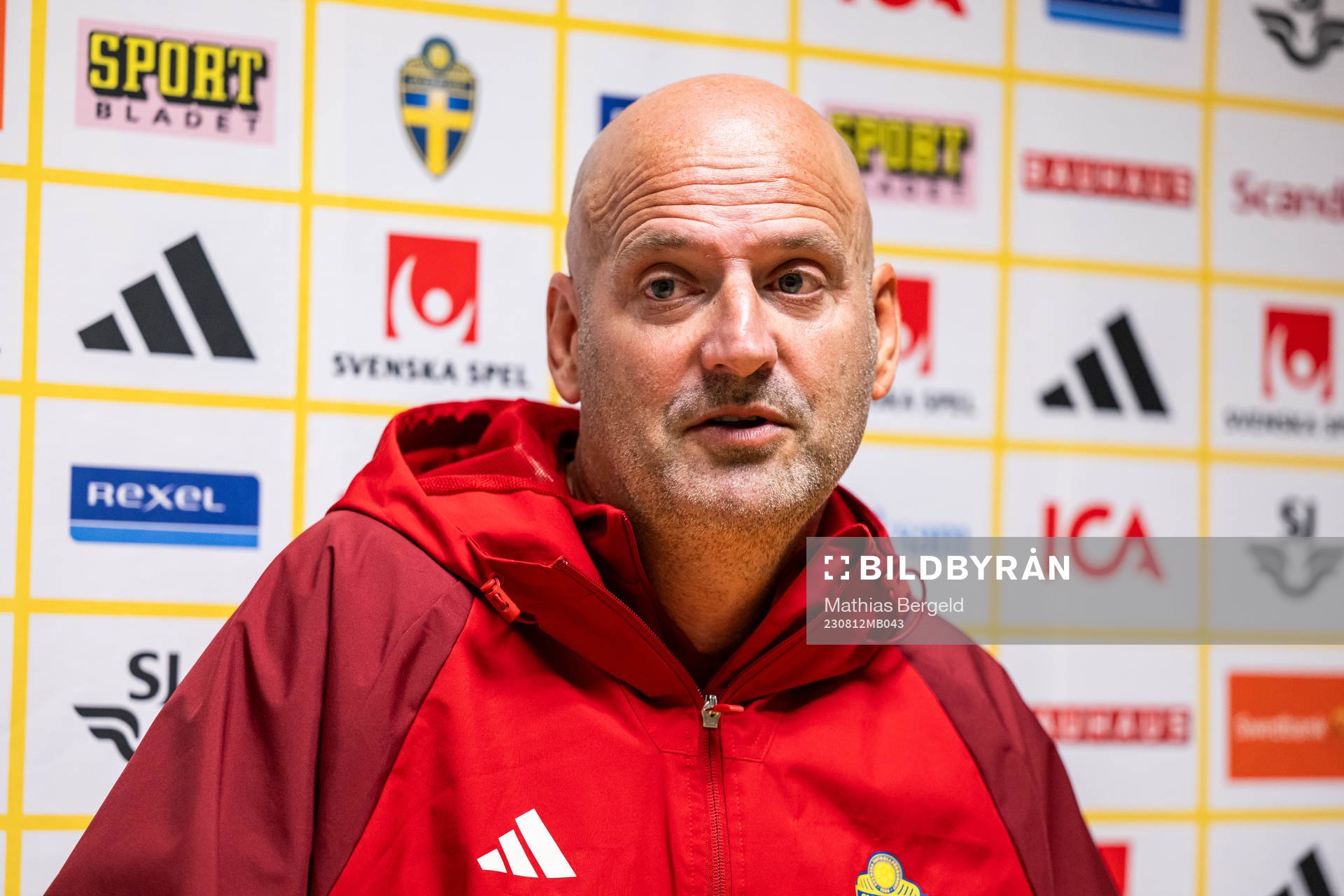 Assistant coach Magnus Wikman of the Swedish women's