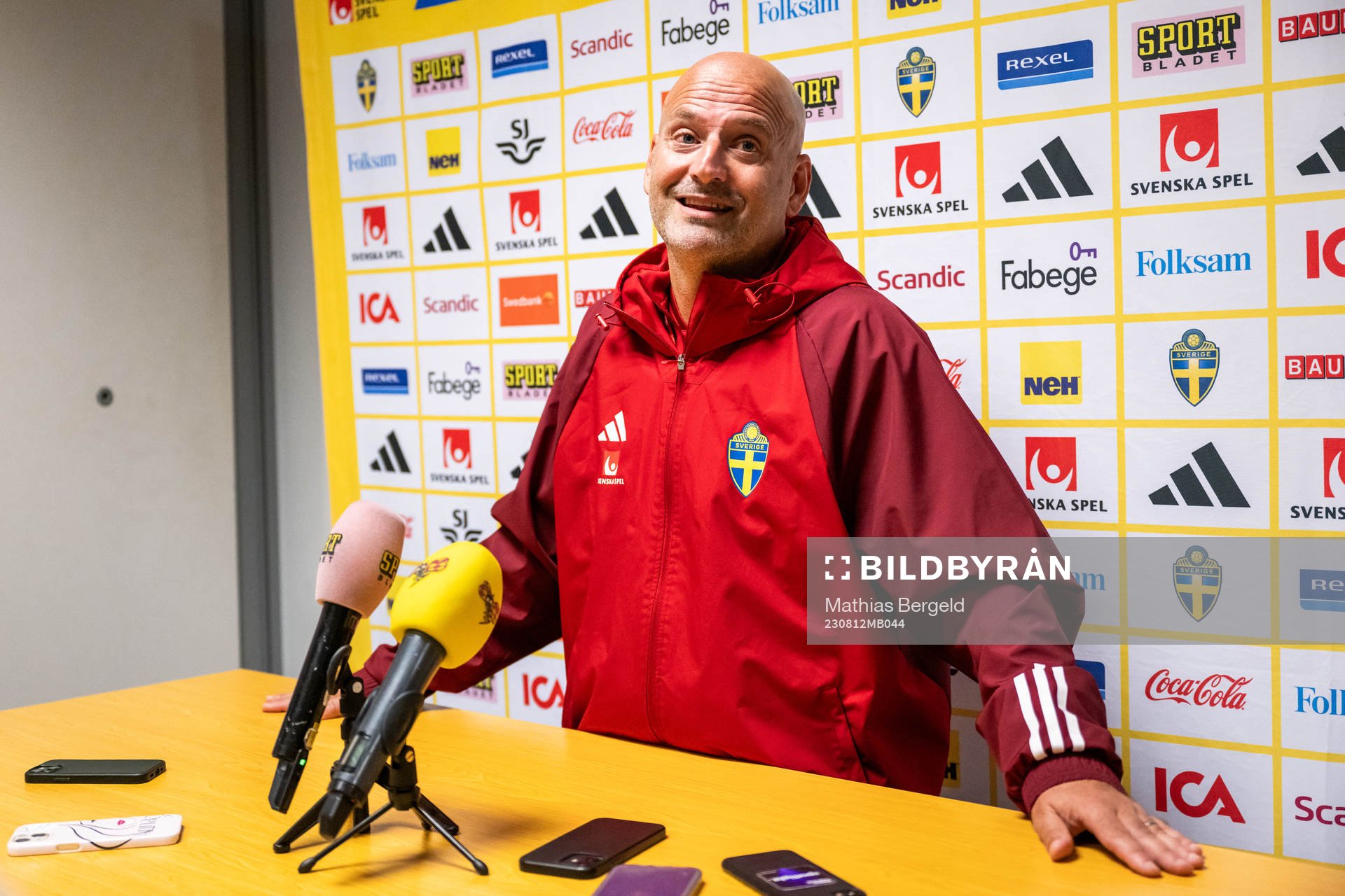 Assistant coach Magnus Wikman of the Swedish women's