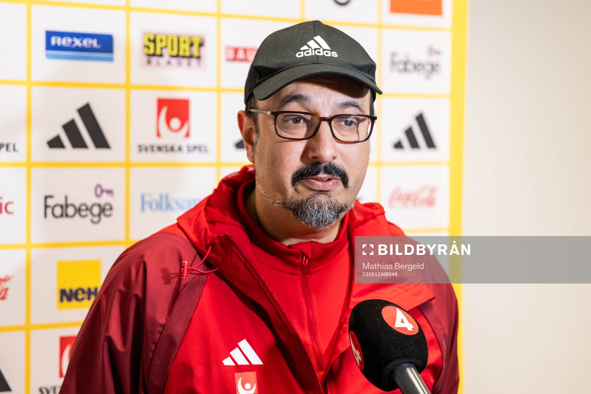 Medical doctor Houman Ebrahimi of the Swedish women's