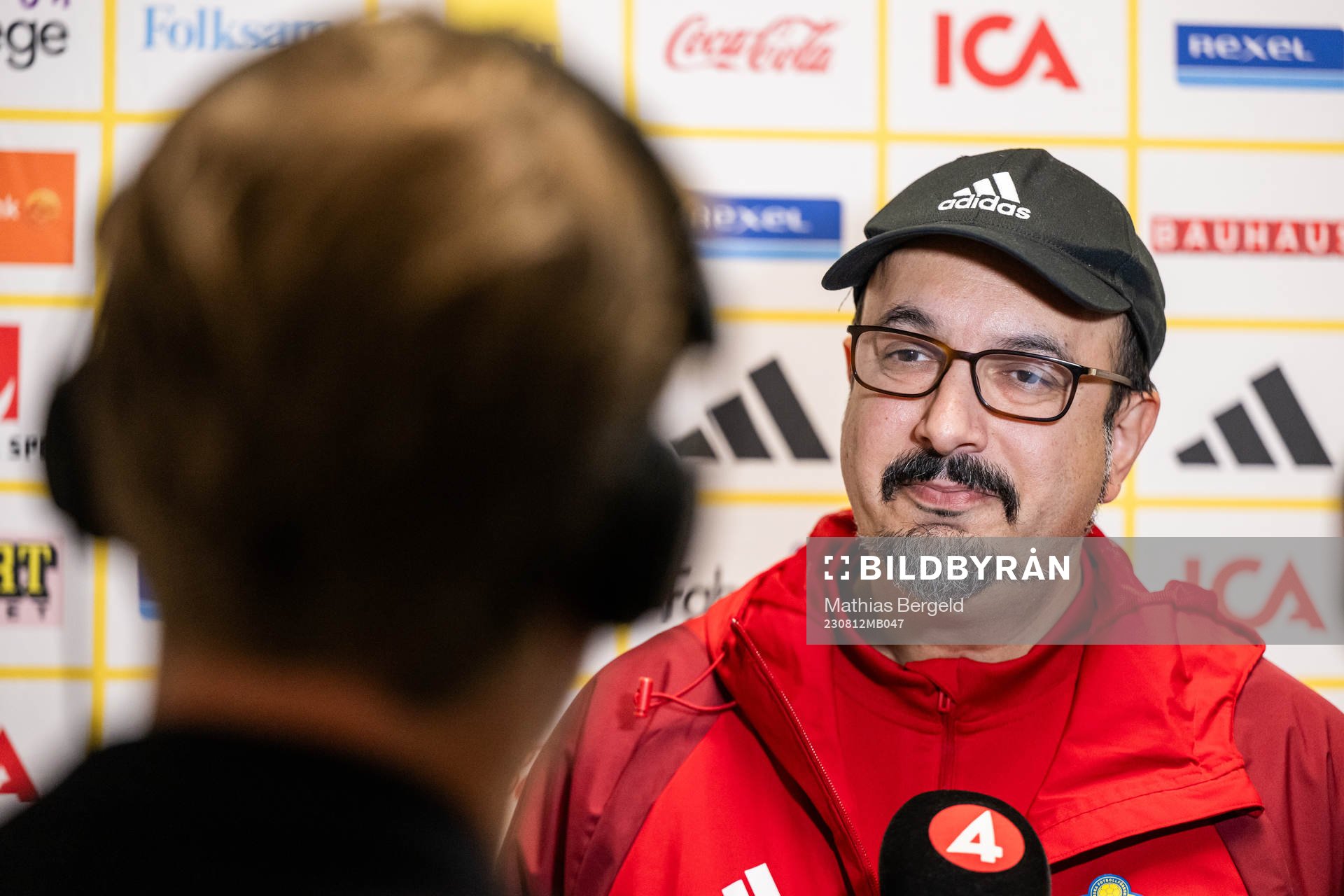 Medical doctor Houman Ebrahimi of the Swedish women's