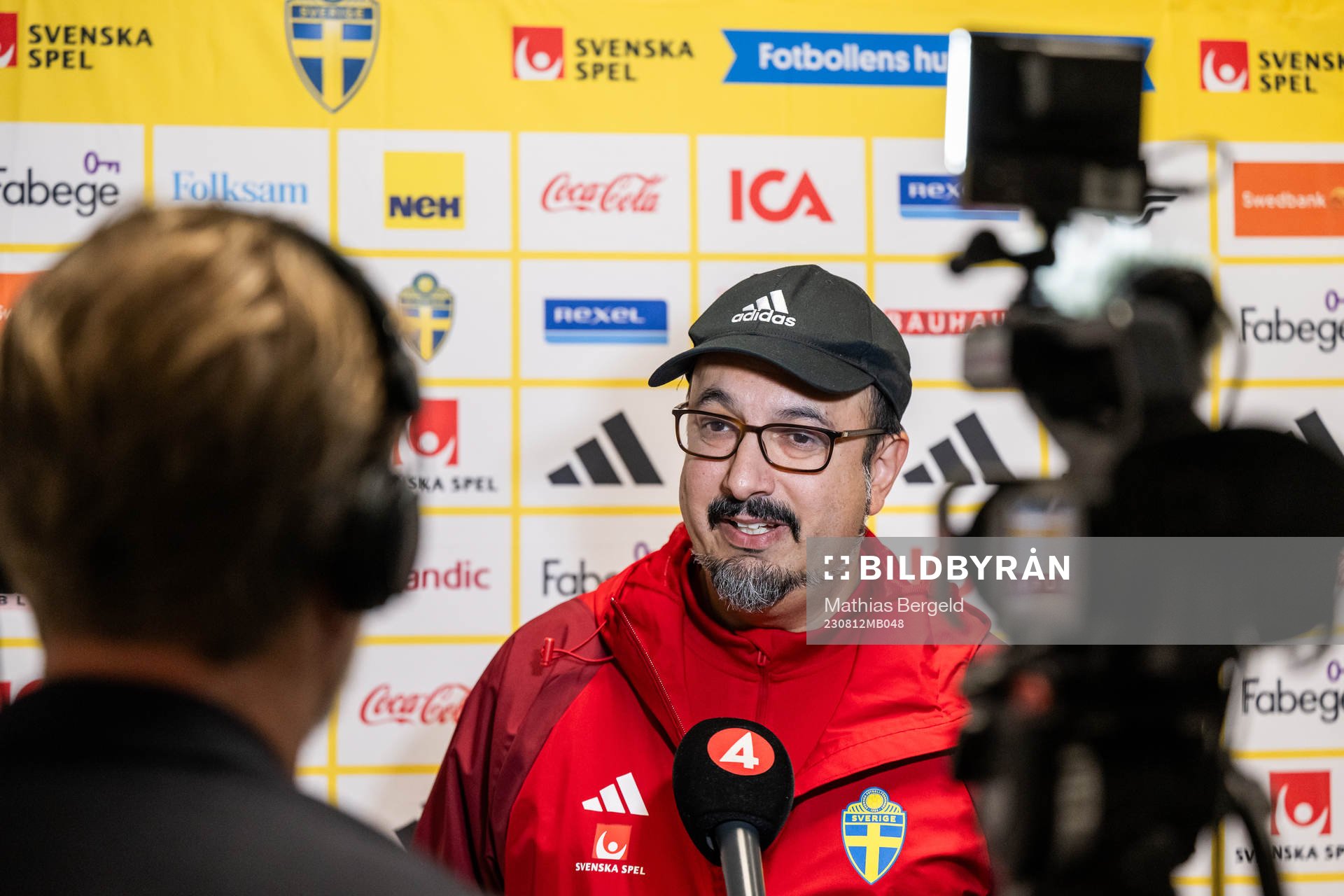 Medical doctor Houman Ebrahimi of the Swedish women's