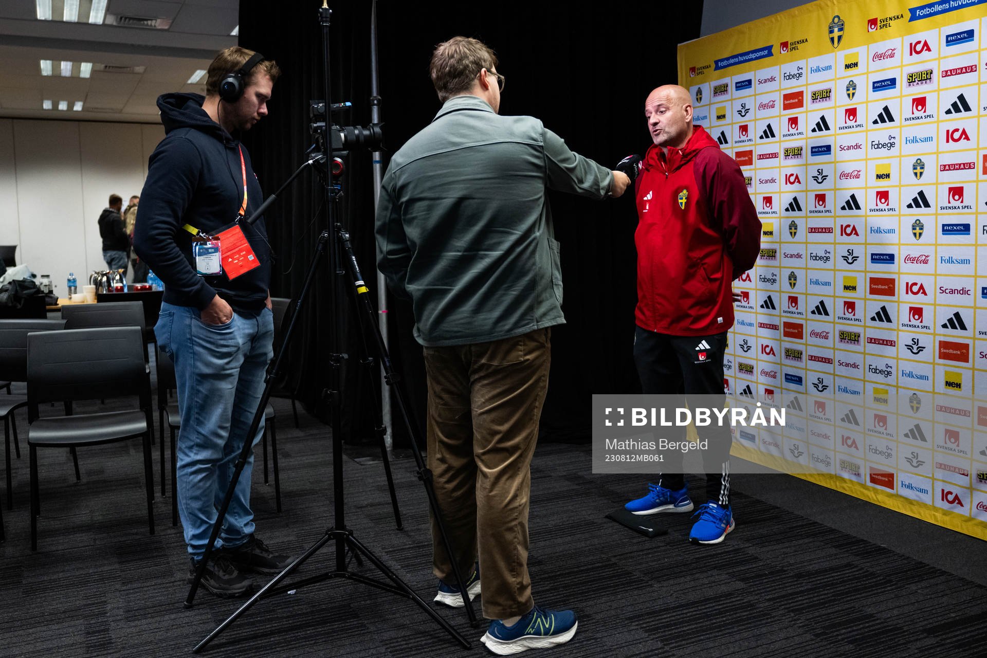 Assistant coach Magnus Wikman of the Swedish women's