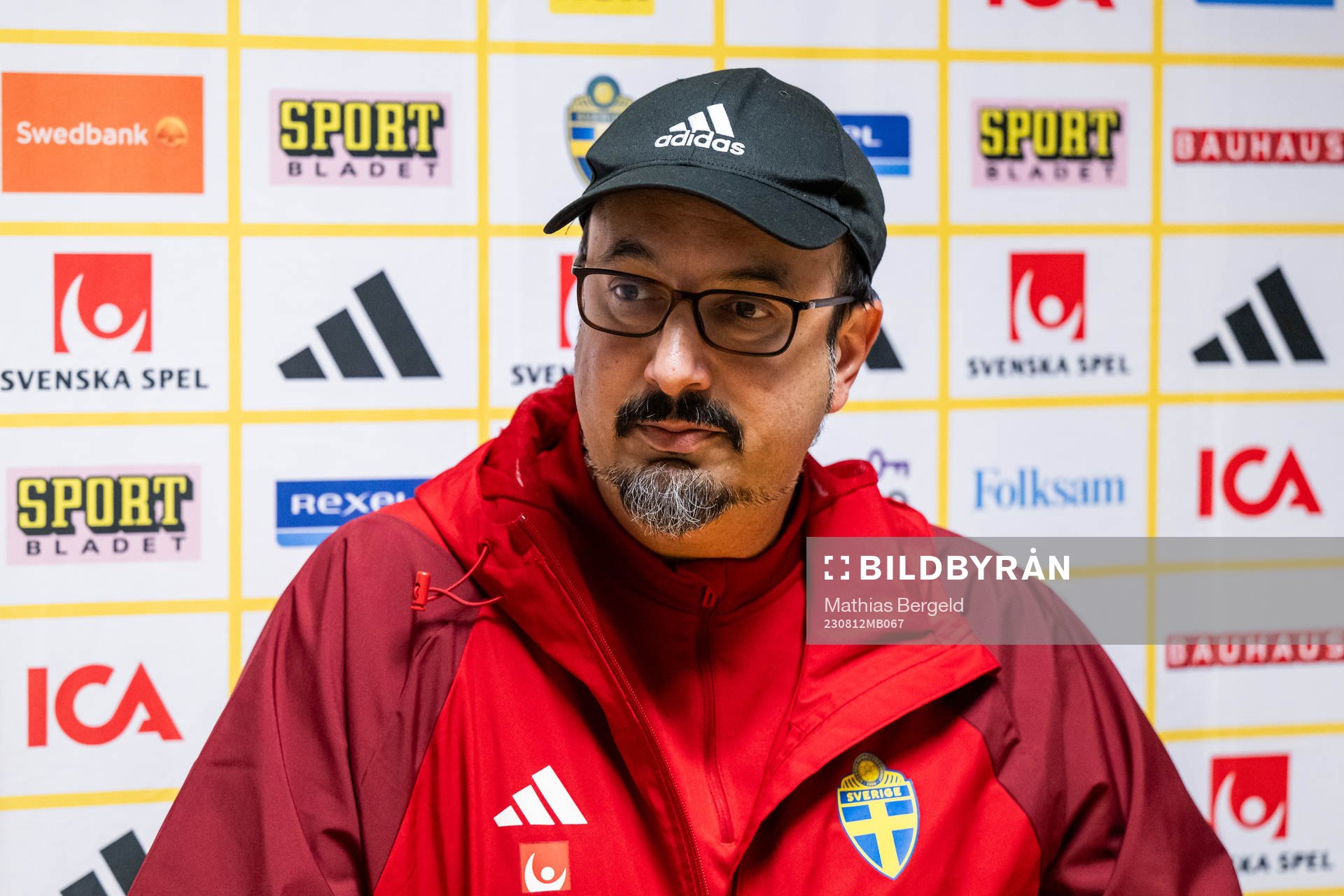 Medical doctor Houman Ebrahimi of the Swedish women's