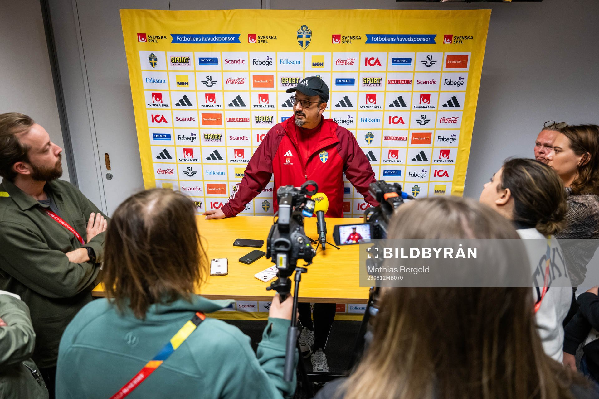 Medical doctor Houman Ebrahimi of the Swedish women's