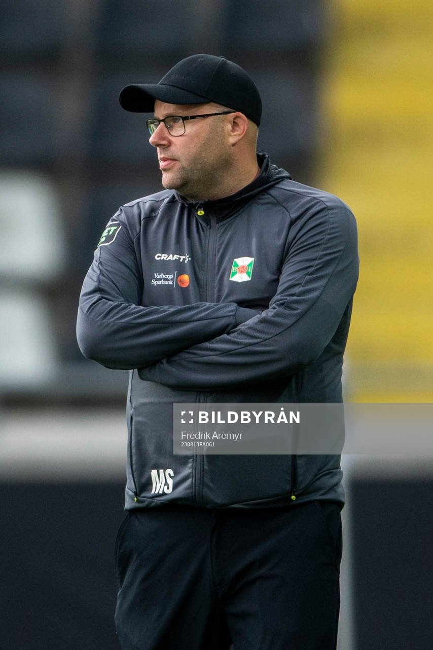 Varbergs tränare Martin Skogman
