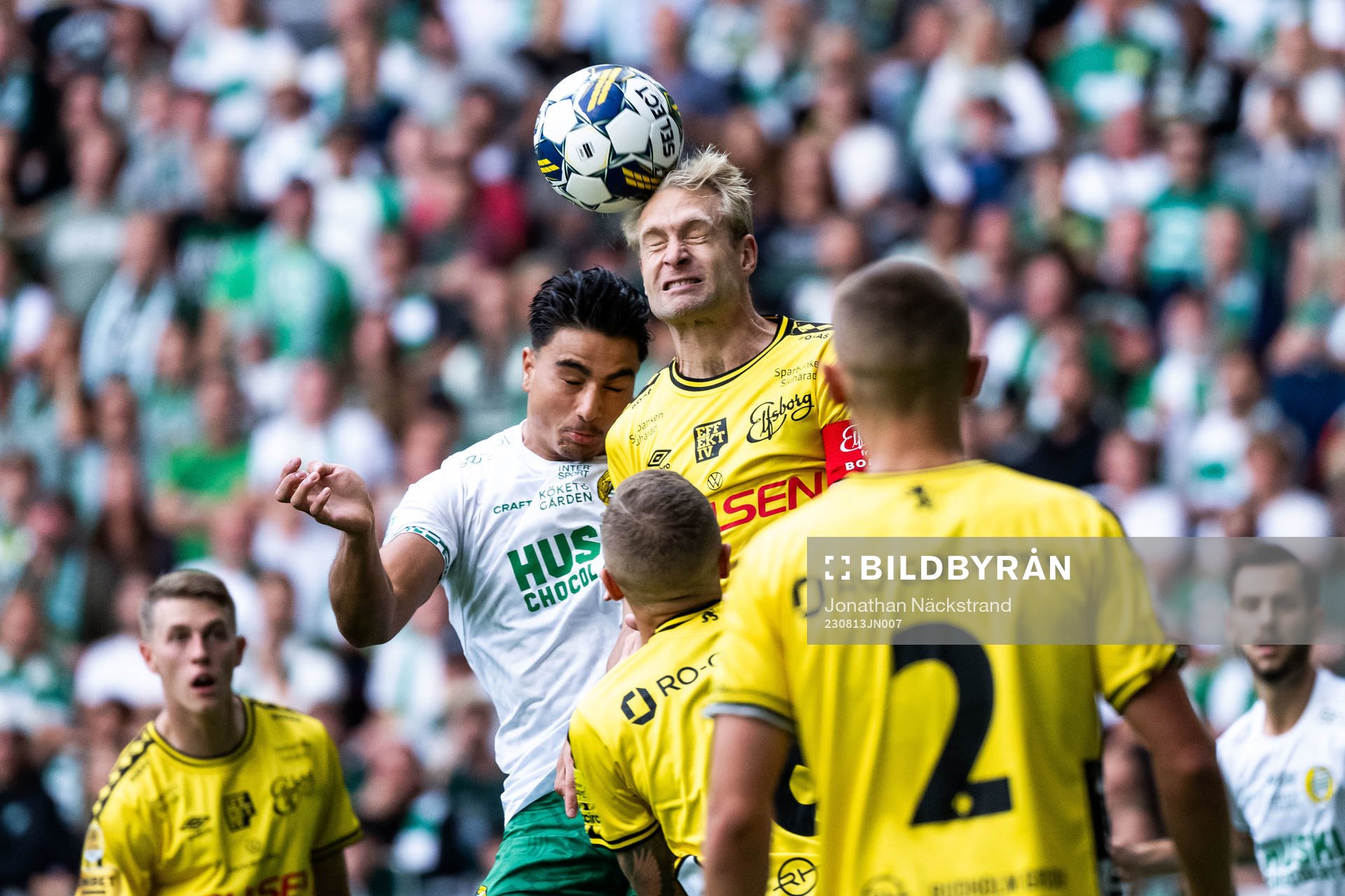 Elfsborgs Per Frick och Hammarbys Jusef Erabi