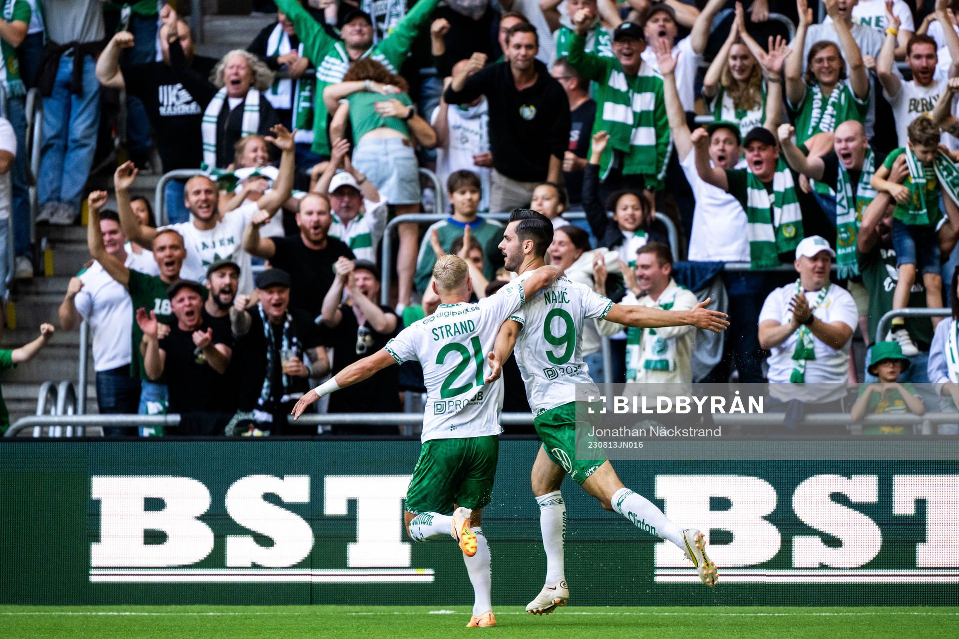 Hammarbys Adi Nalic jublar