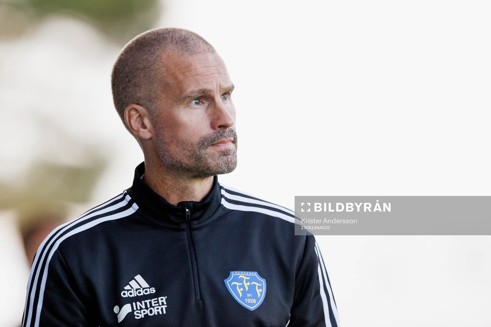 Falkenbergs tränare Christoffer Andersson