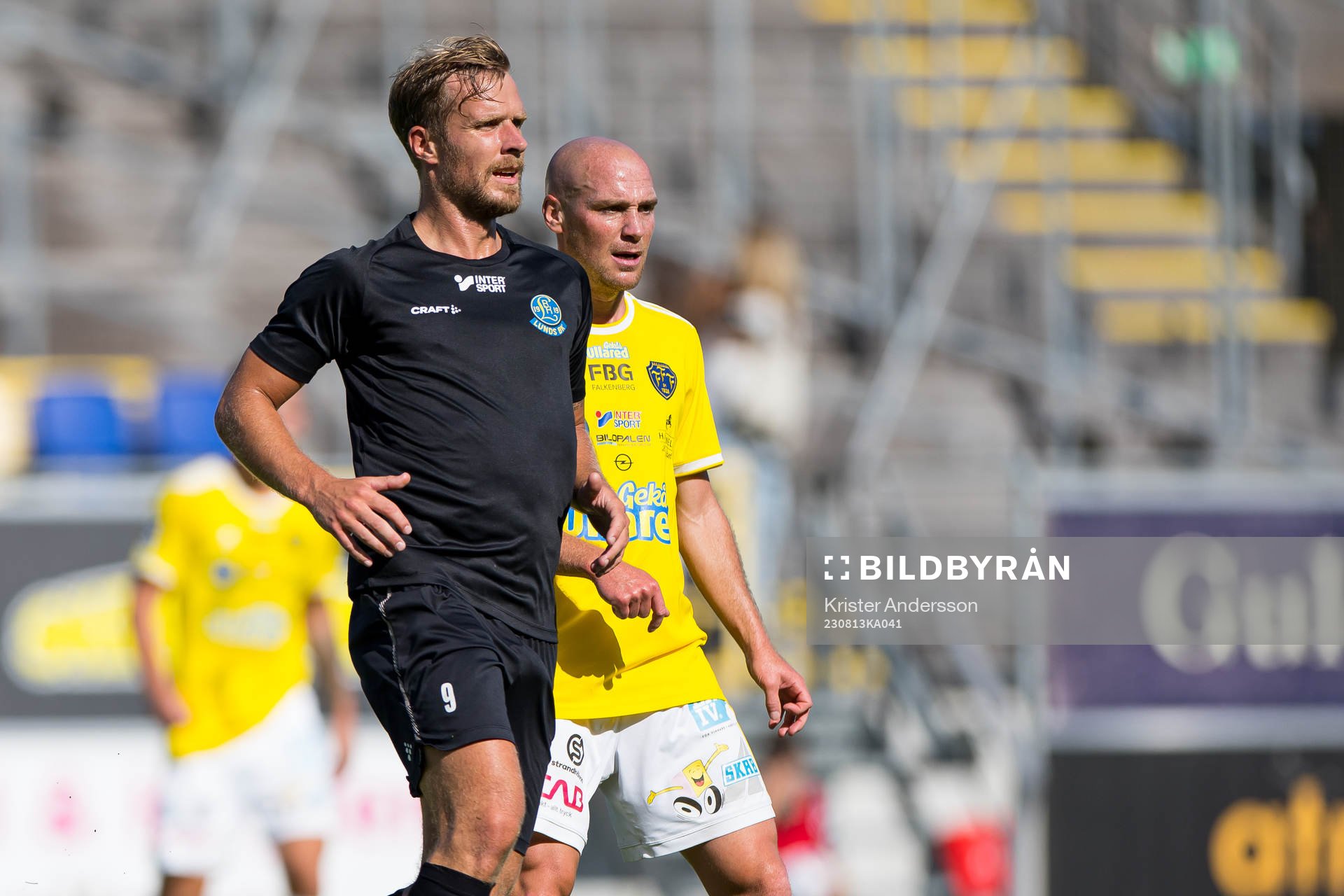 Lunds BKs Linus Olsson och Falkenbergs Christoffer Carlsson