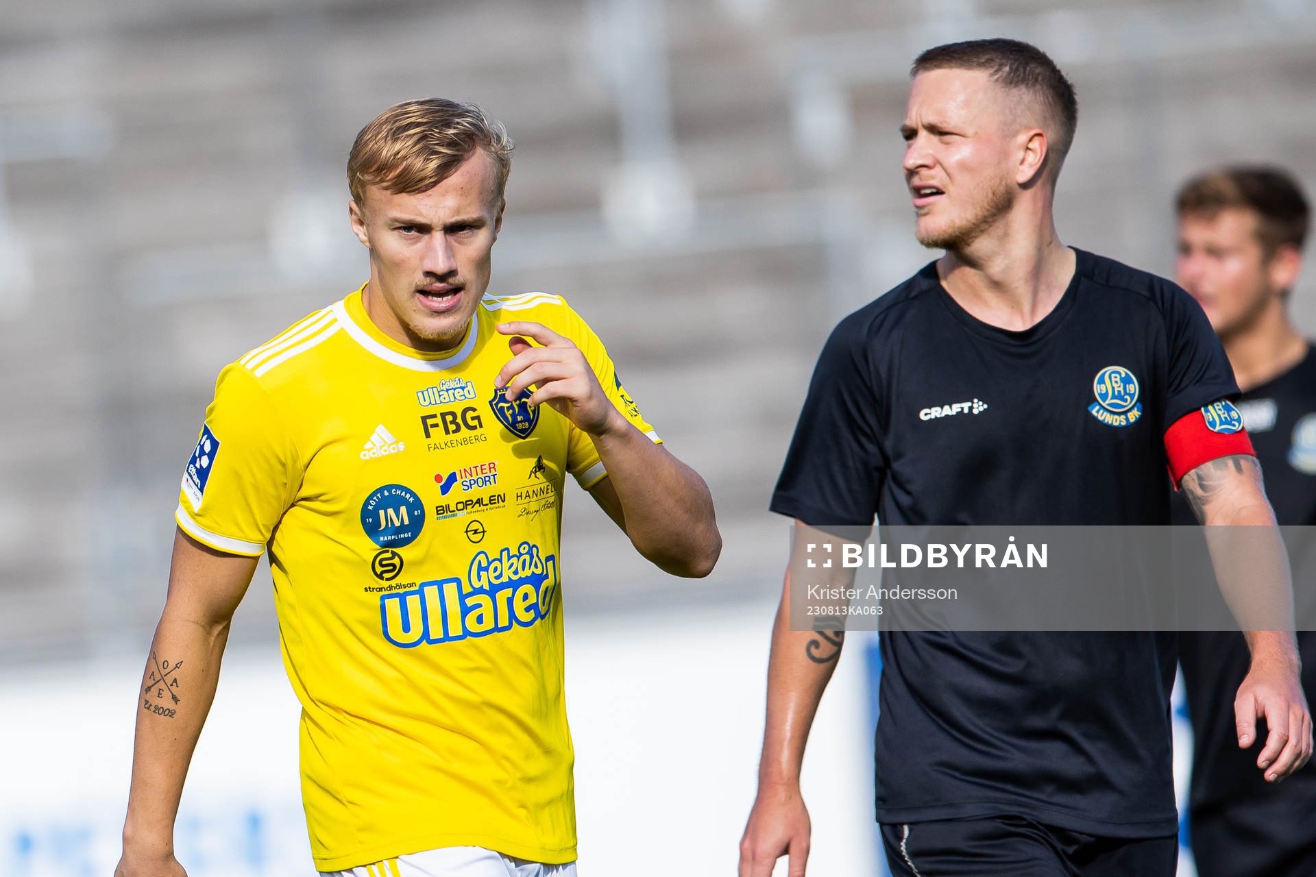 Falkenbergs Oskar Christiansson och Lunds BKs Erik