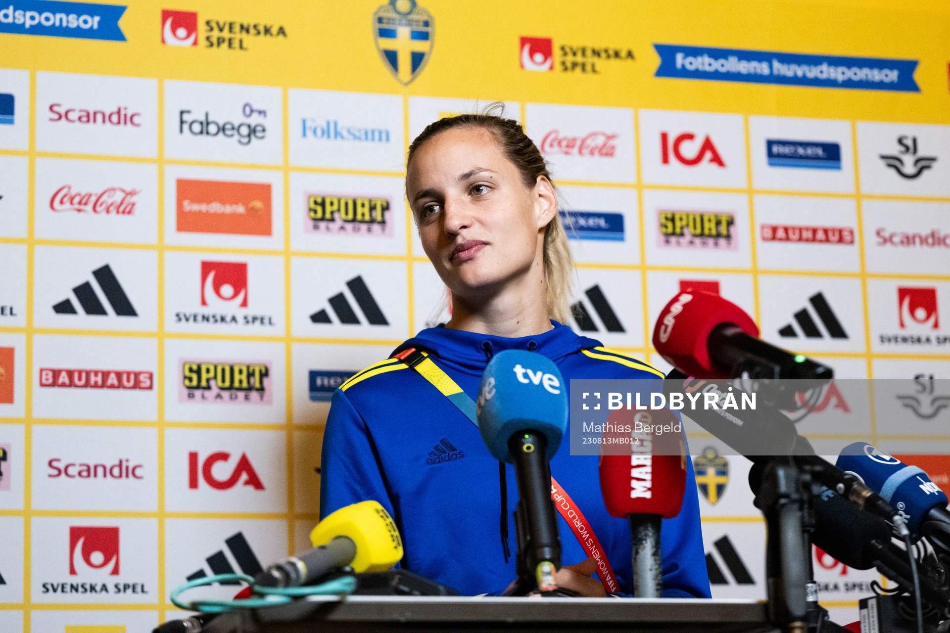 Nathalie Björn of the Swedish women's national football