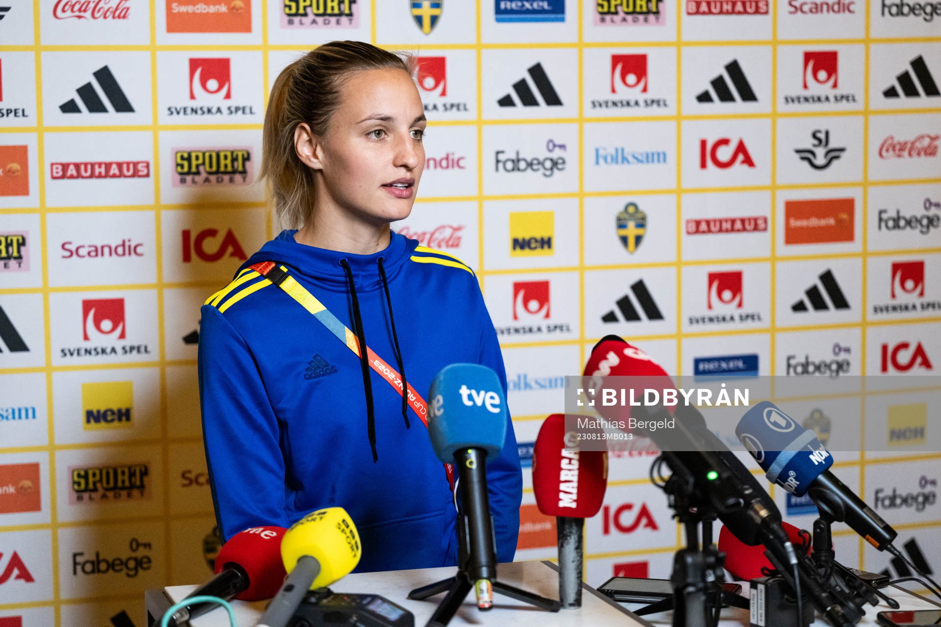 Nathalie Björn of the Swedish women's national football