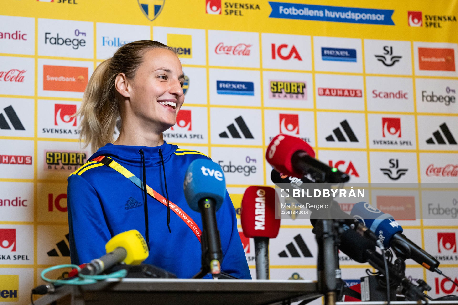 Nathalie Björn of the Swedish women's national football