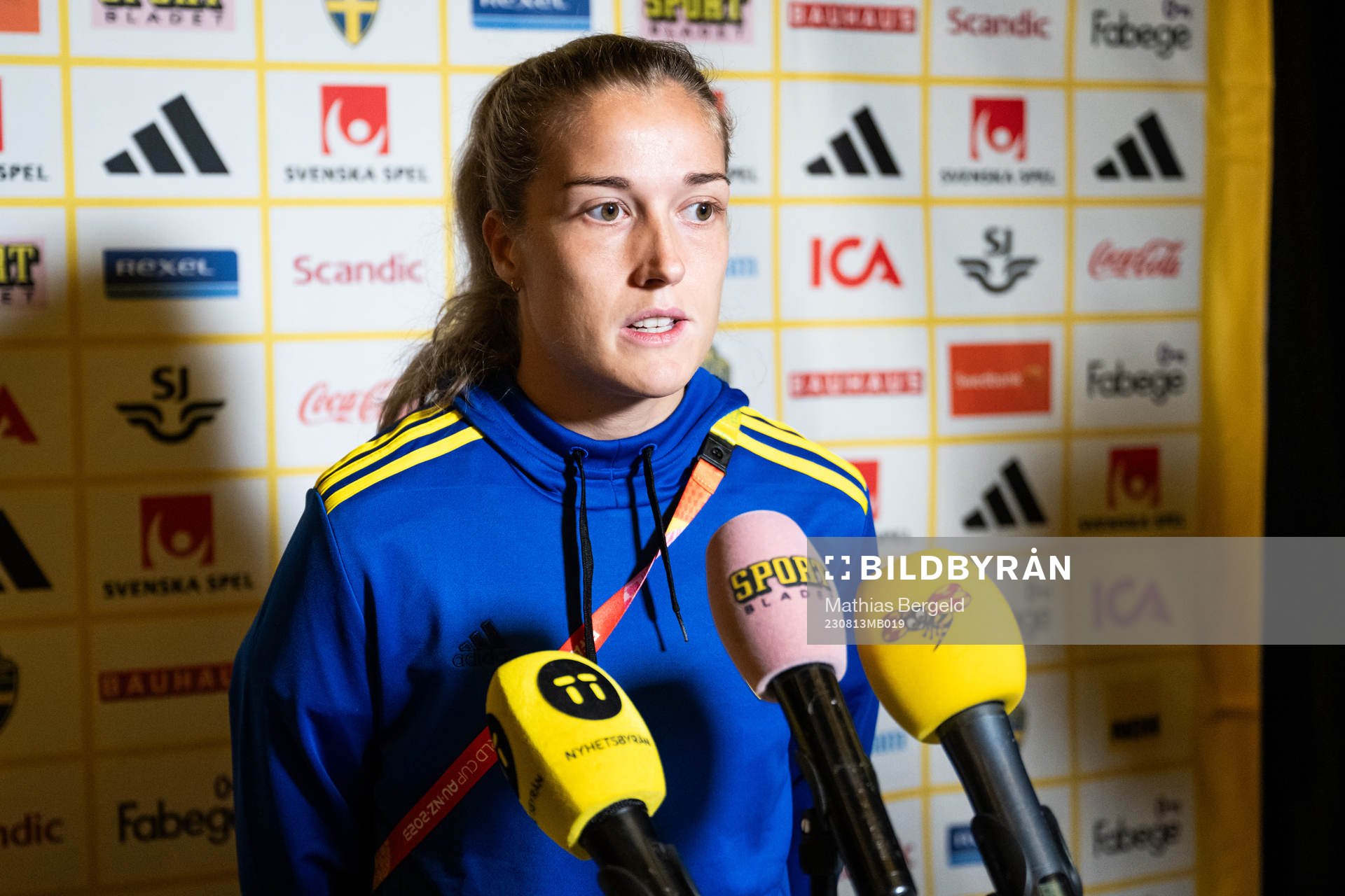 Filippa Angeldahl of the Swedish women's national football