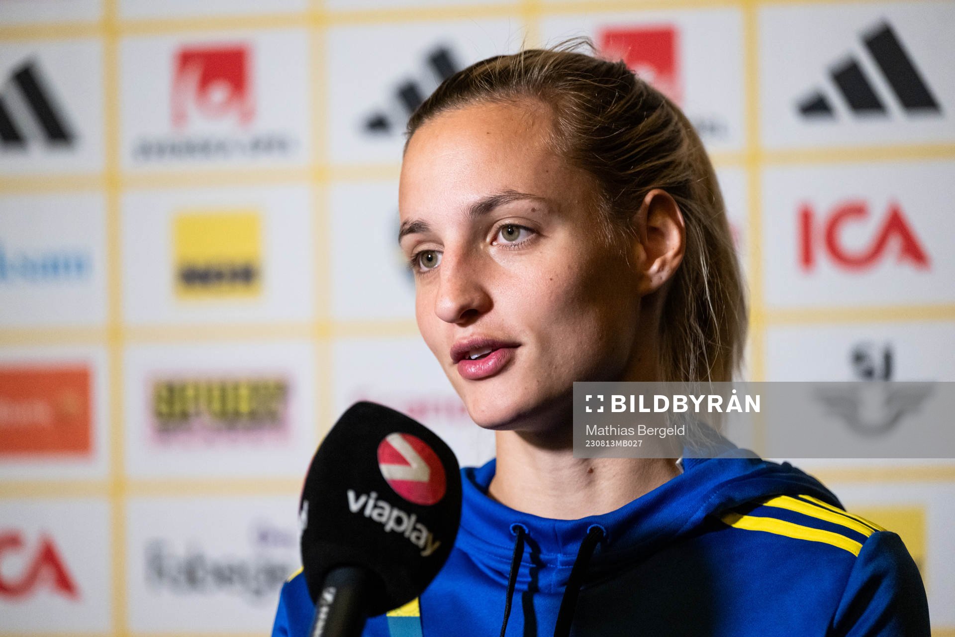 Nathalie Björn of the Swedish women's national football