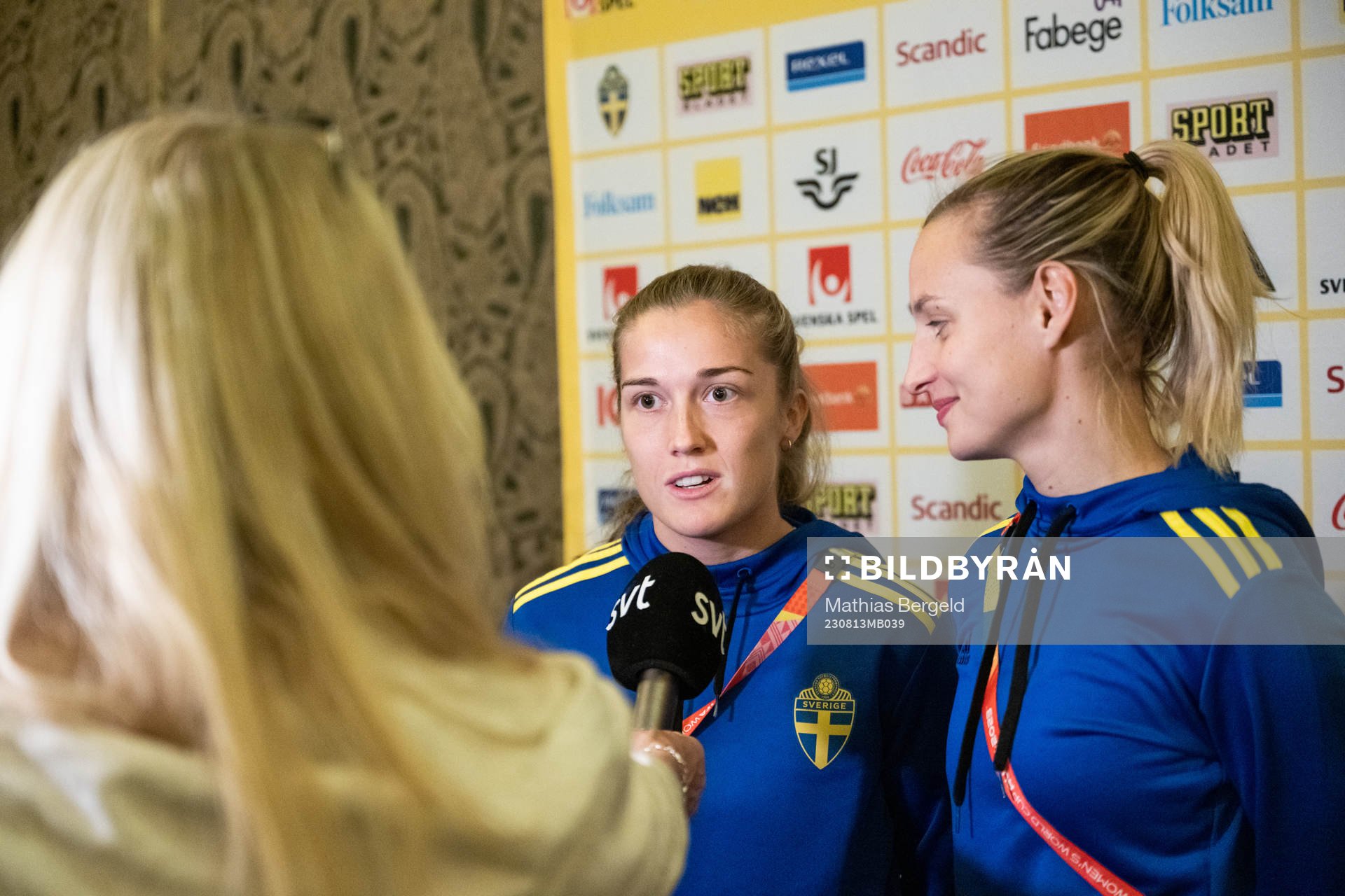 Filippa Angeldahl and Nathalie Björn of the Swedish