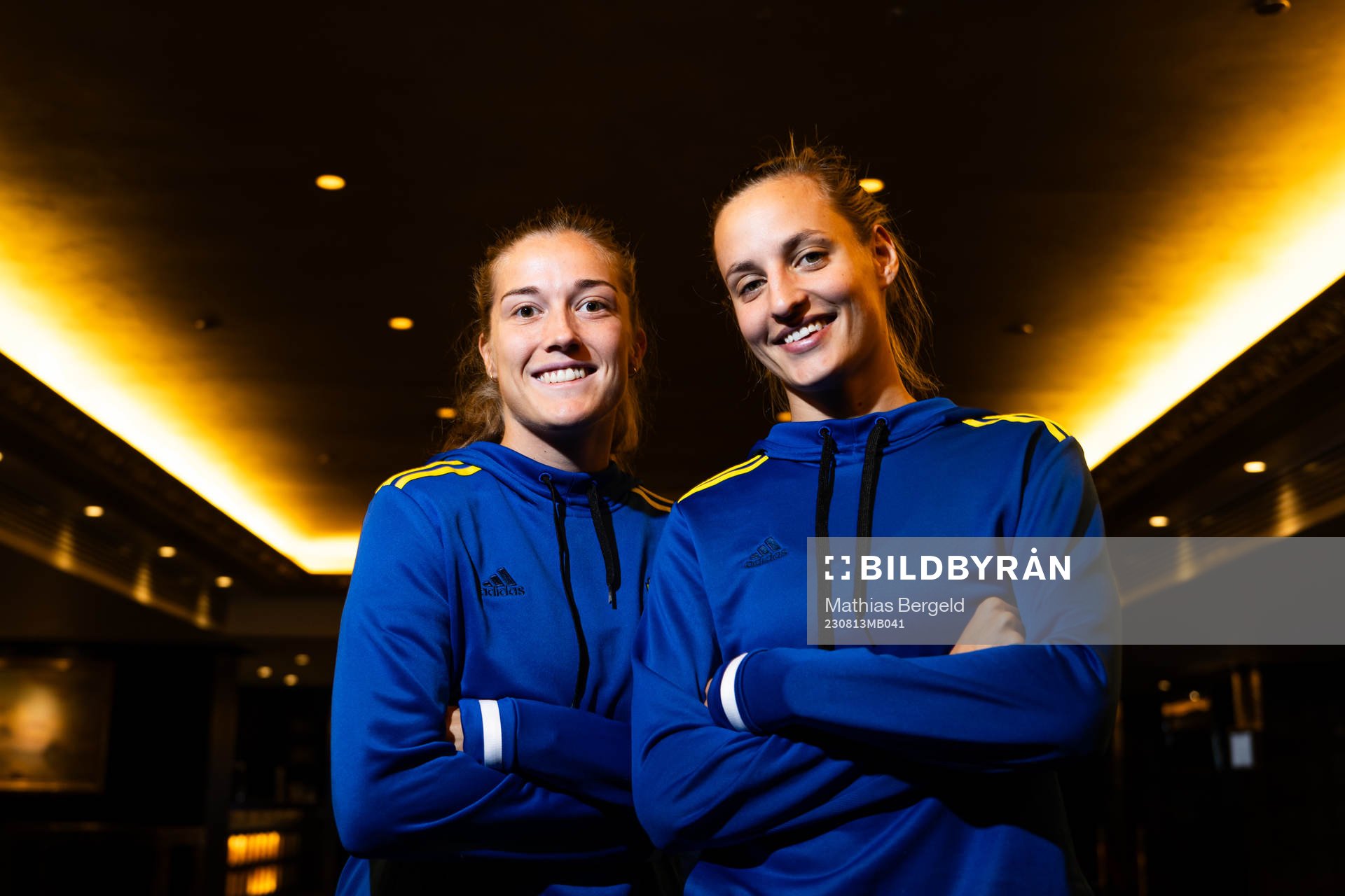 Filippa Angeldahl and Nathalie Björn of the Swedish