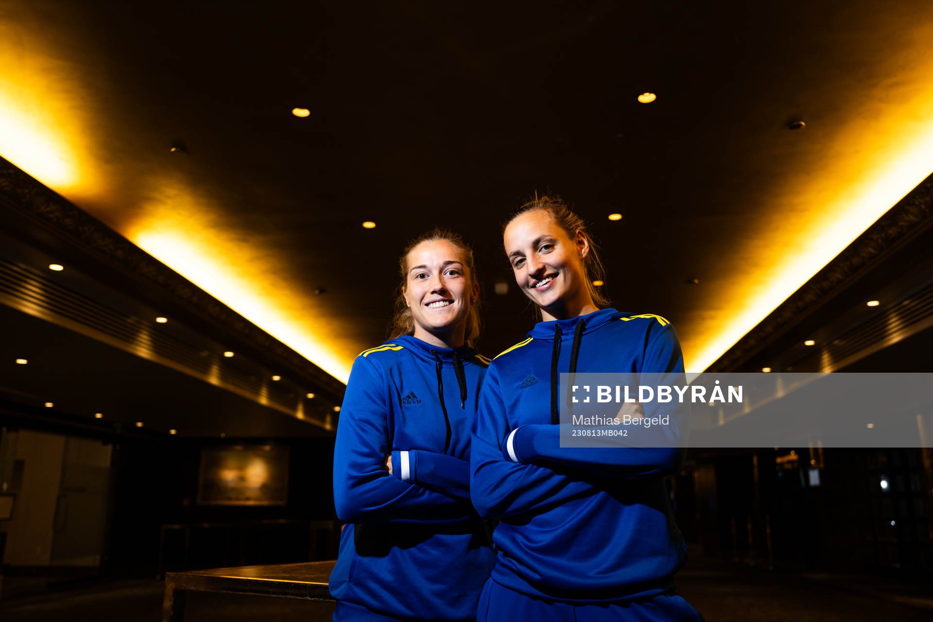 Filippa Angeldahl and Nathalie Björn of the Swedish