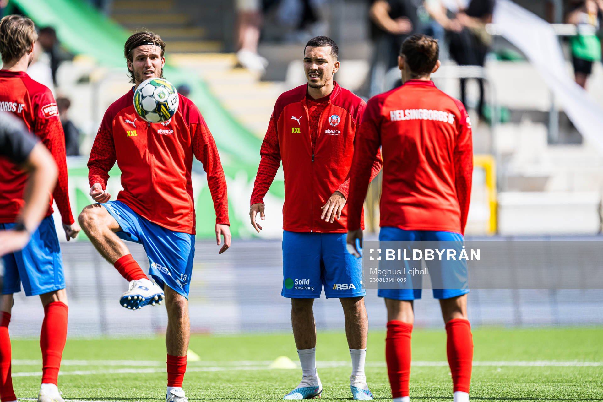 Helsingborgs Wilhelm Loeper och Lucas Lima