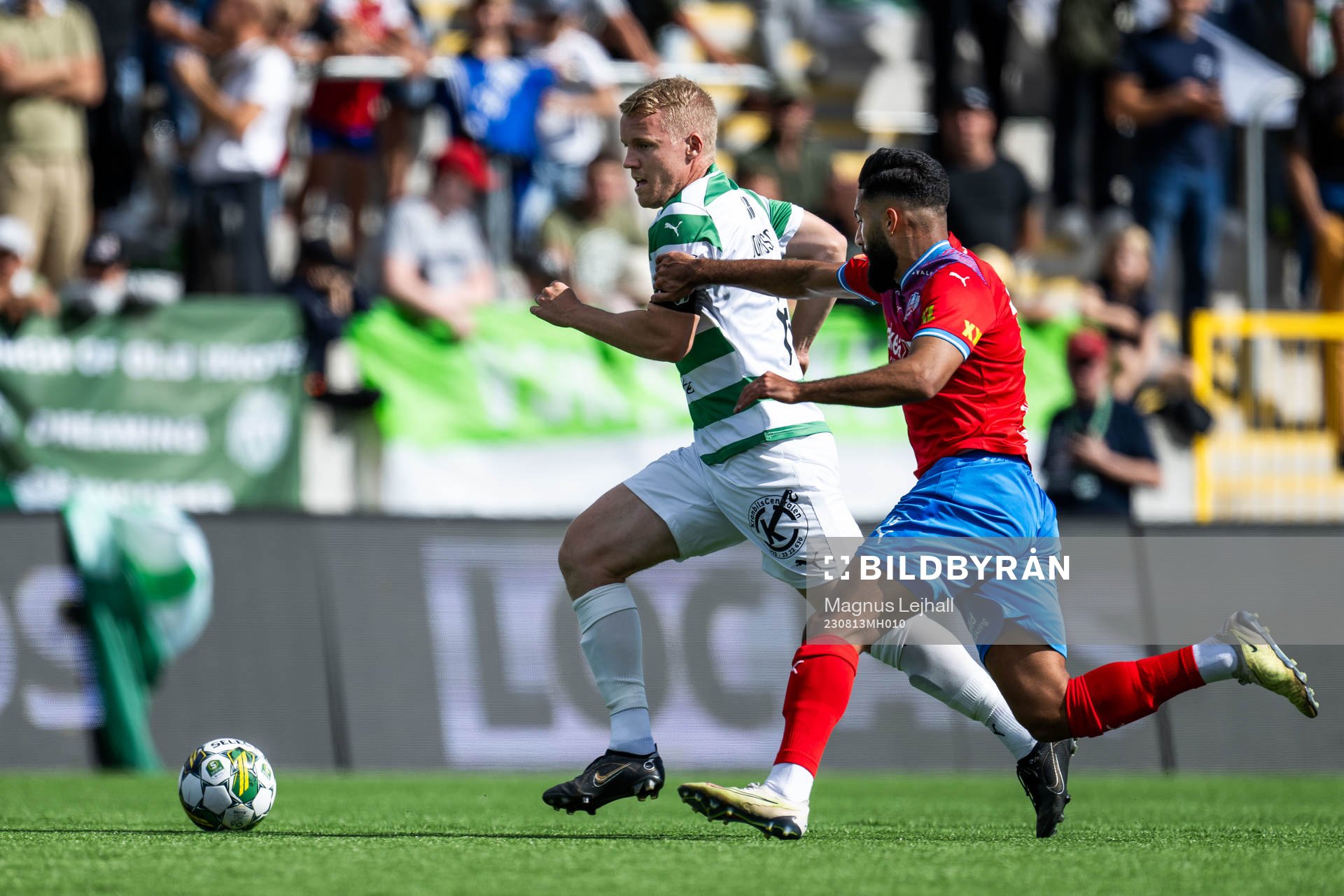 Västerås SKs Simon Johansson och Helsingborgs Amin