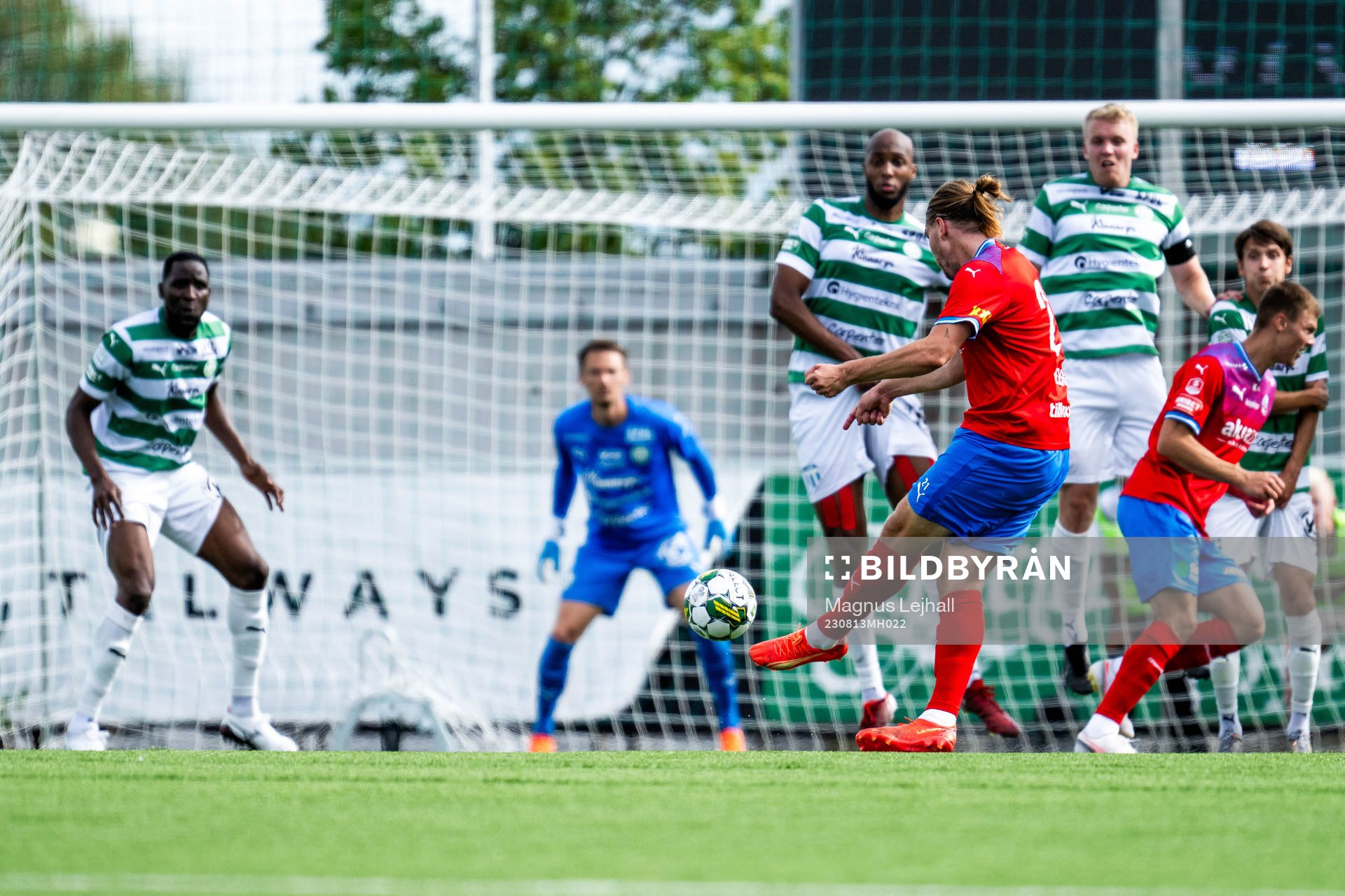 Helsingborgs Charlie Weberg gör 0-2