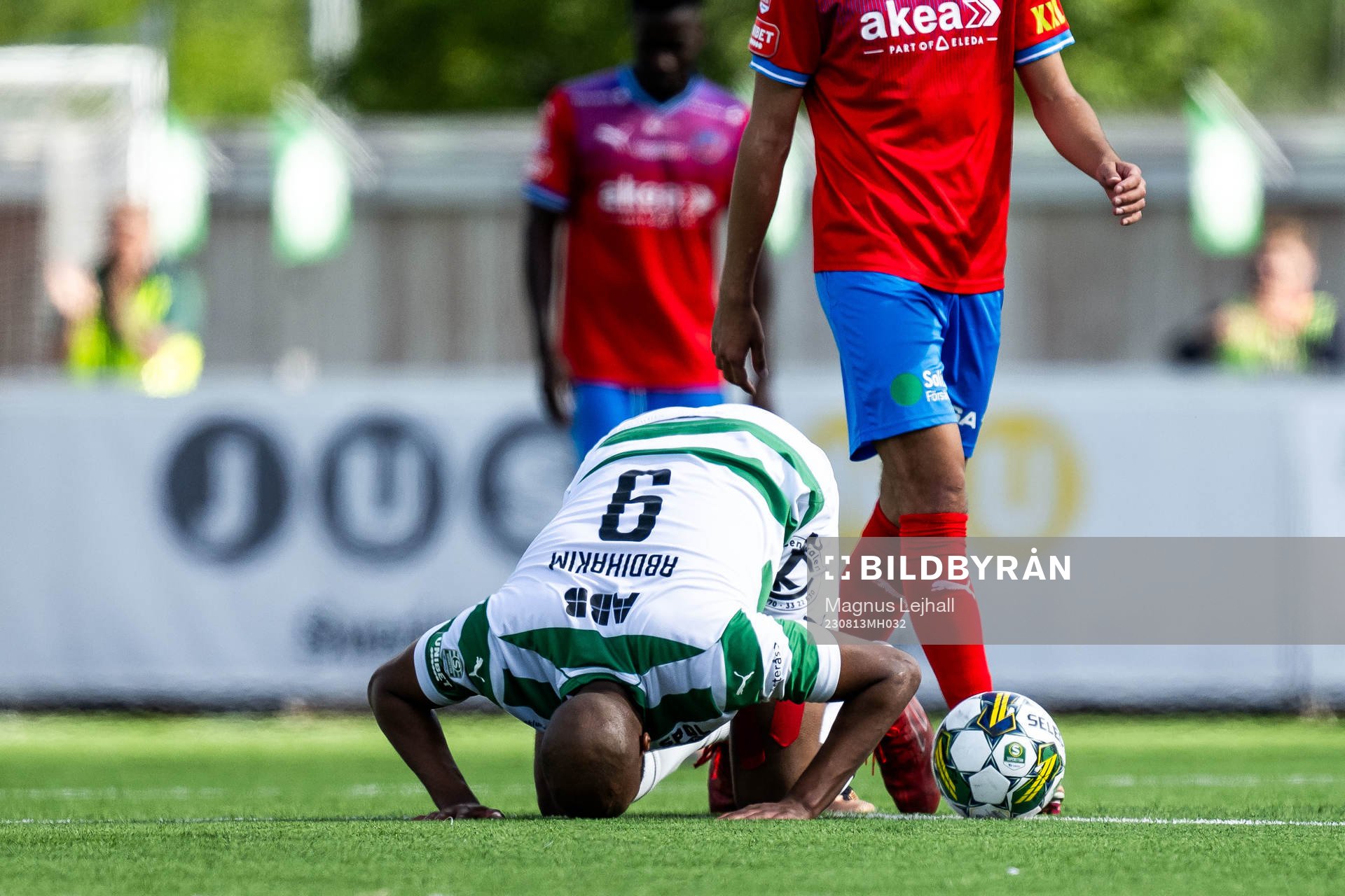 Västerås SKs Jabir Abdihakim Ali jublar