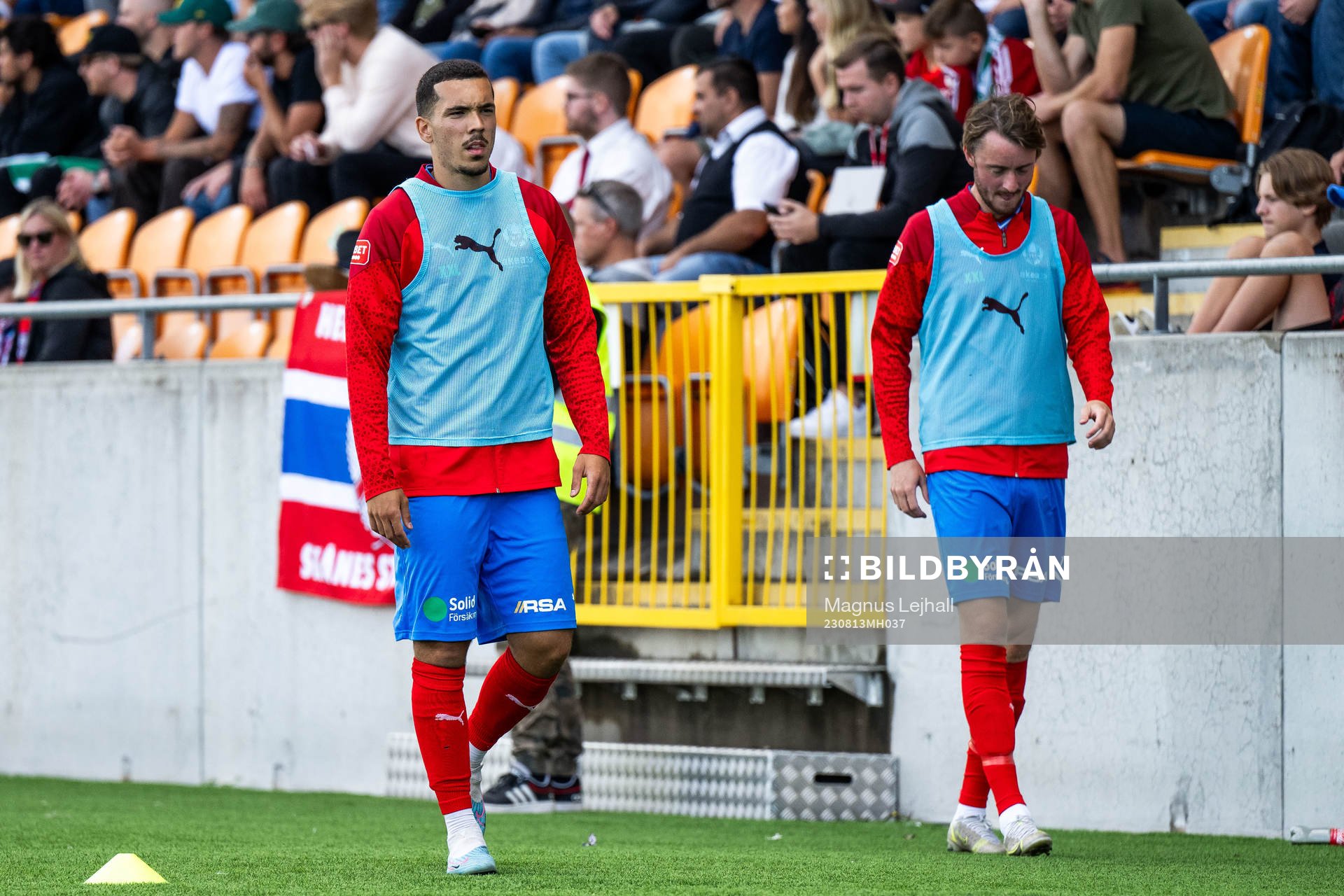 Helsingborgs Lucas Lima värmer upp