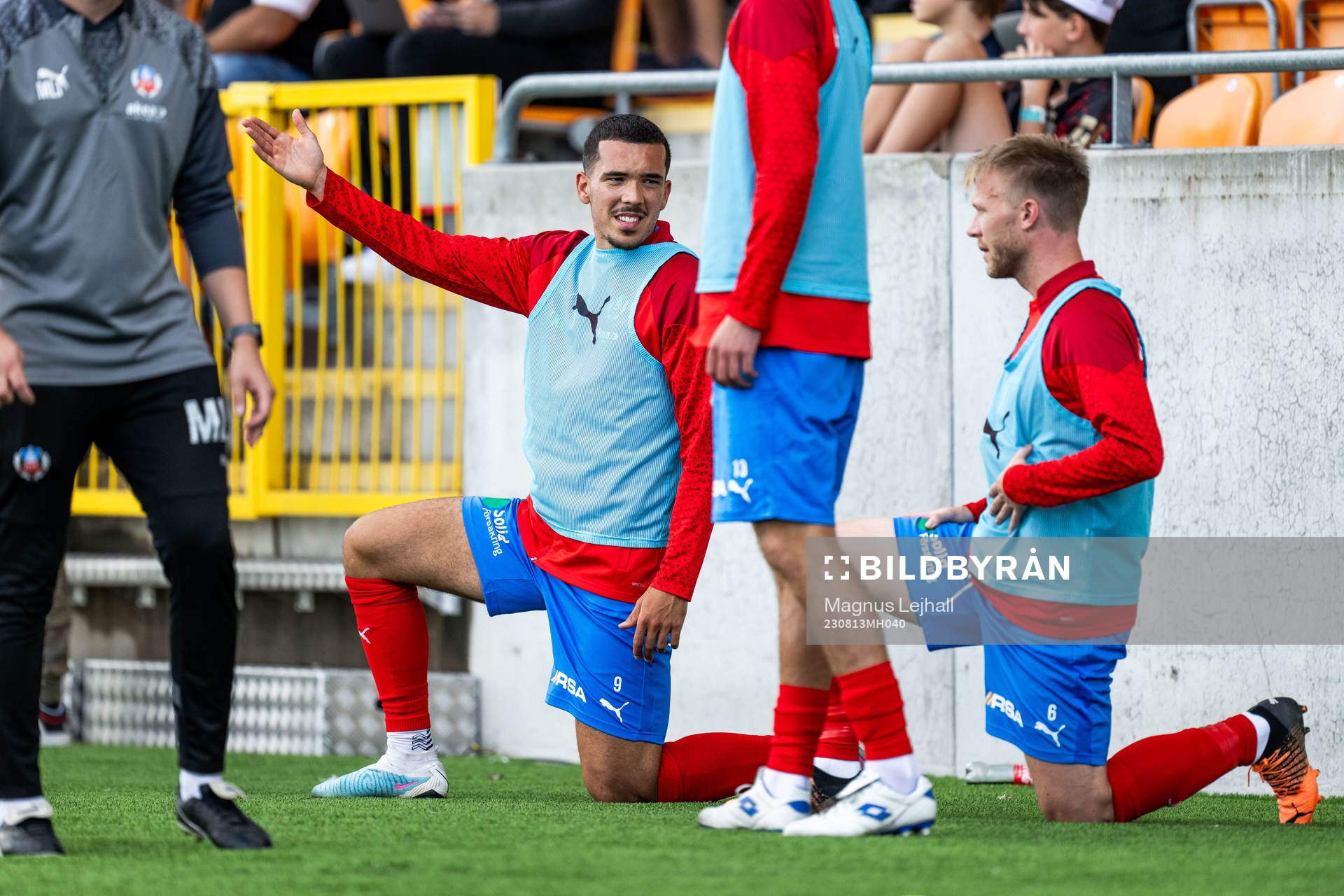 Helsingborgs Lucas Lima reagerar