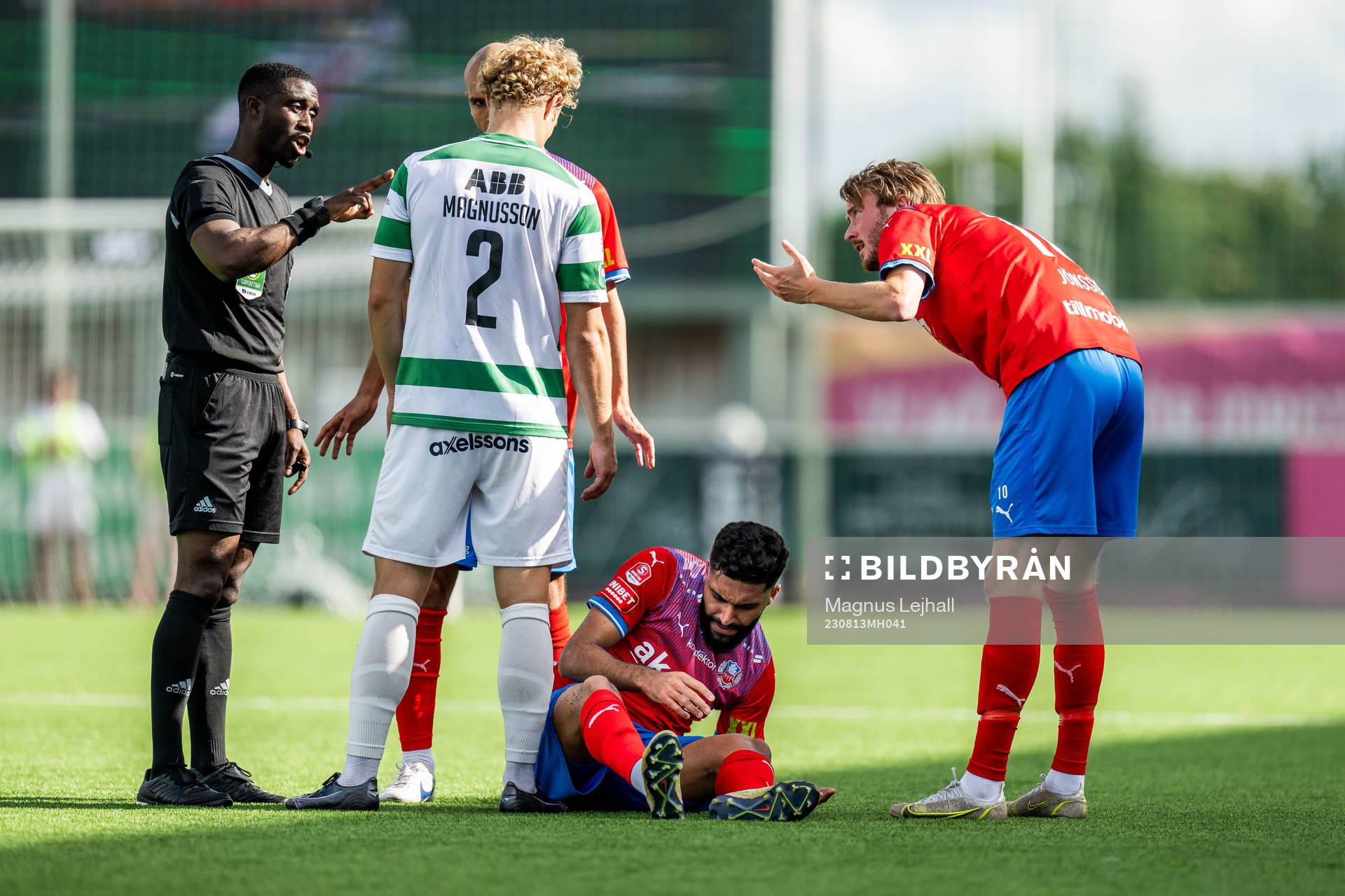 Helsingborgs Amin Al-Hamawi har ont
