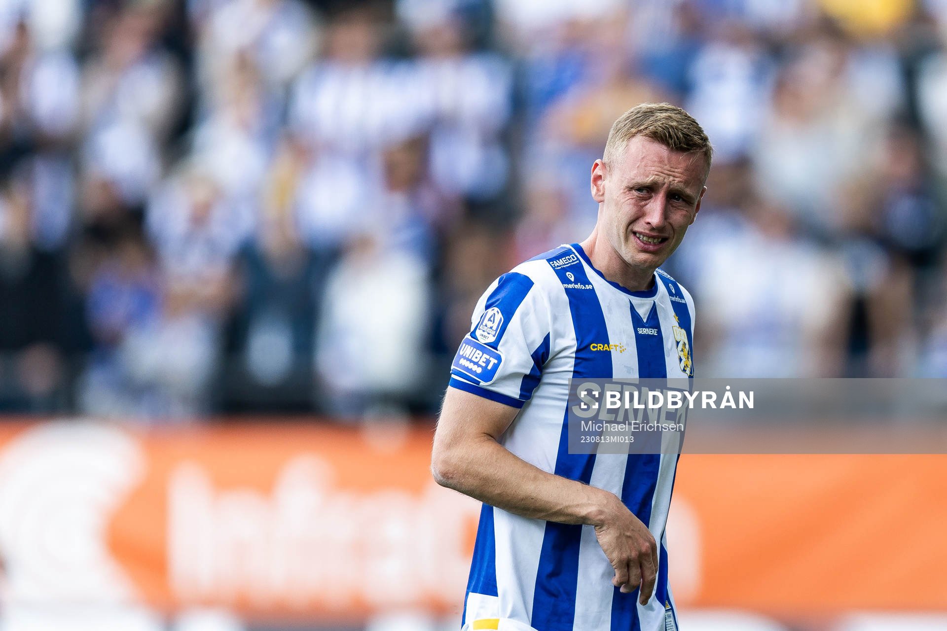 IFK Göteborgs Sebastian Ohlsson lämnar planen