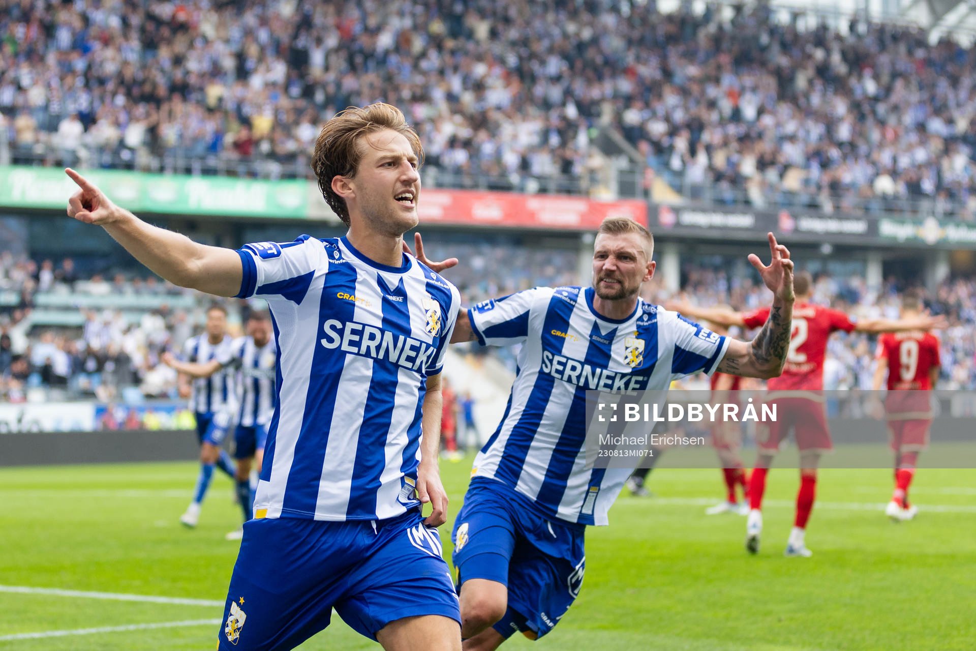 IFK Göteborgs Arbnor Mucolli jublar
