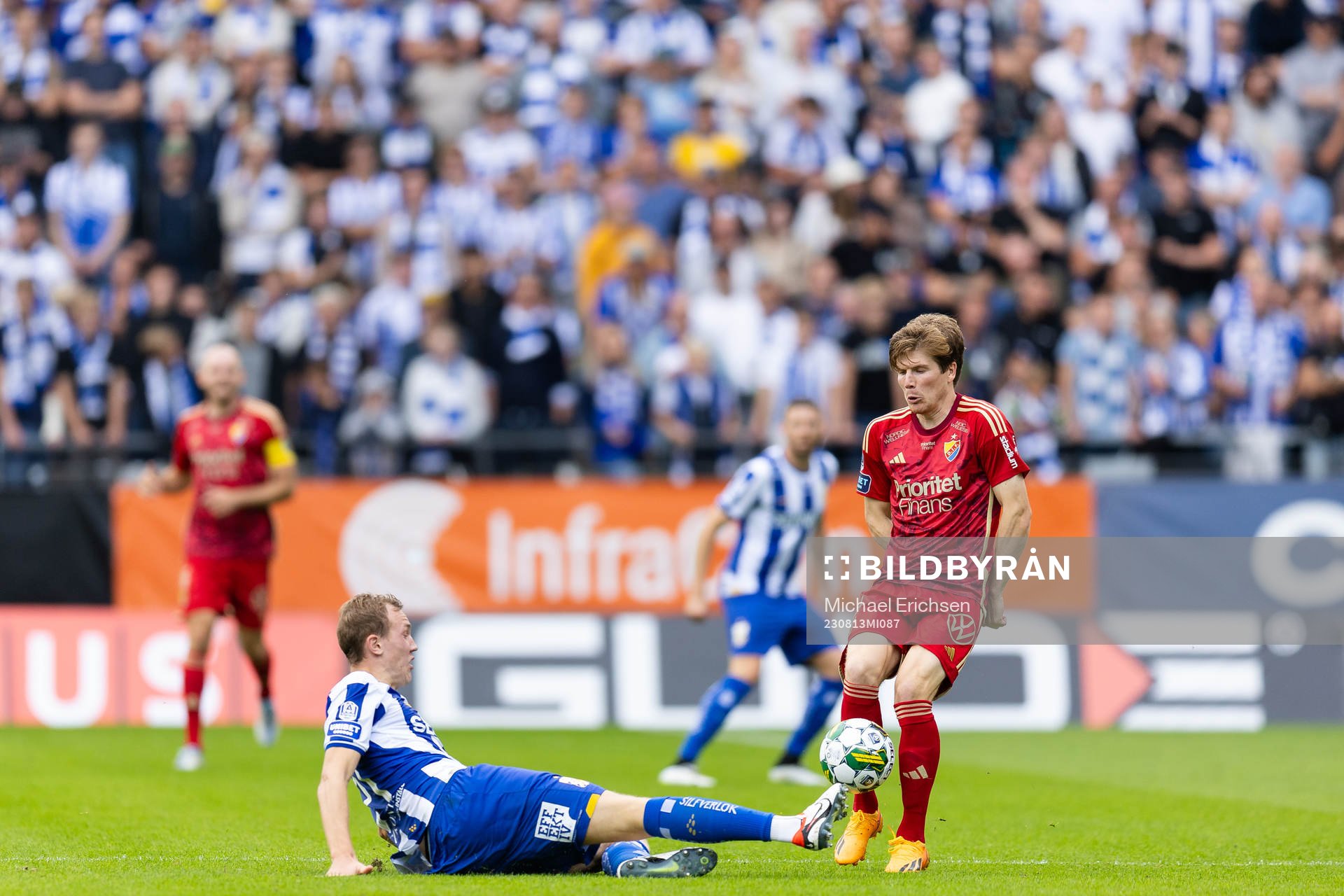 IFK Göteborgs Adam Carlén och Djurgårdens Oliver Berg