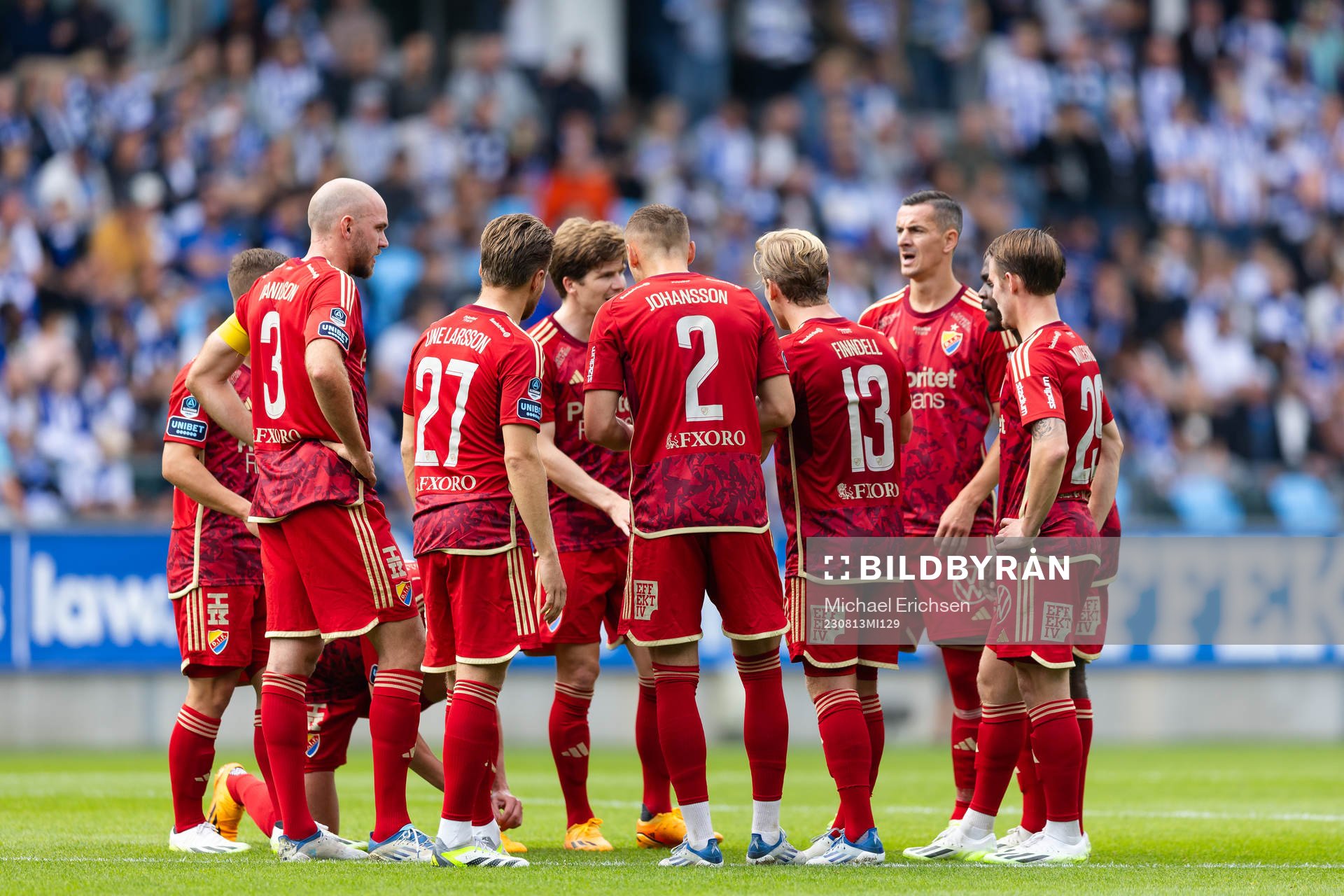 Djurgårdens spelare samlade
