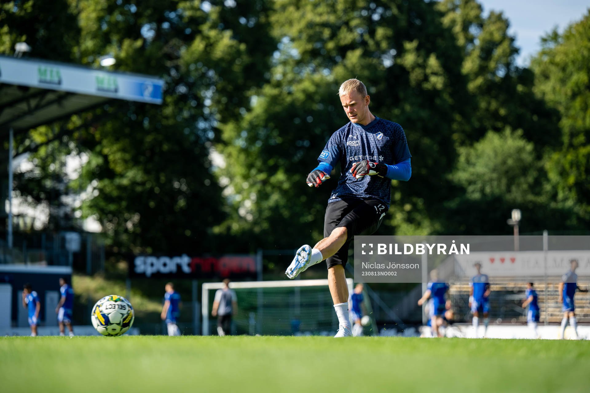 Halmstads målvakt Malte Påhlsson