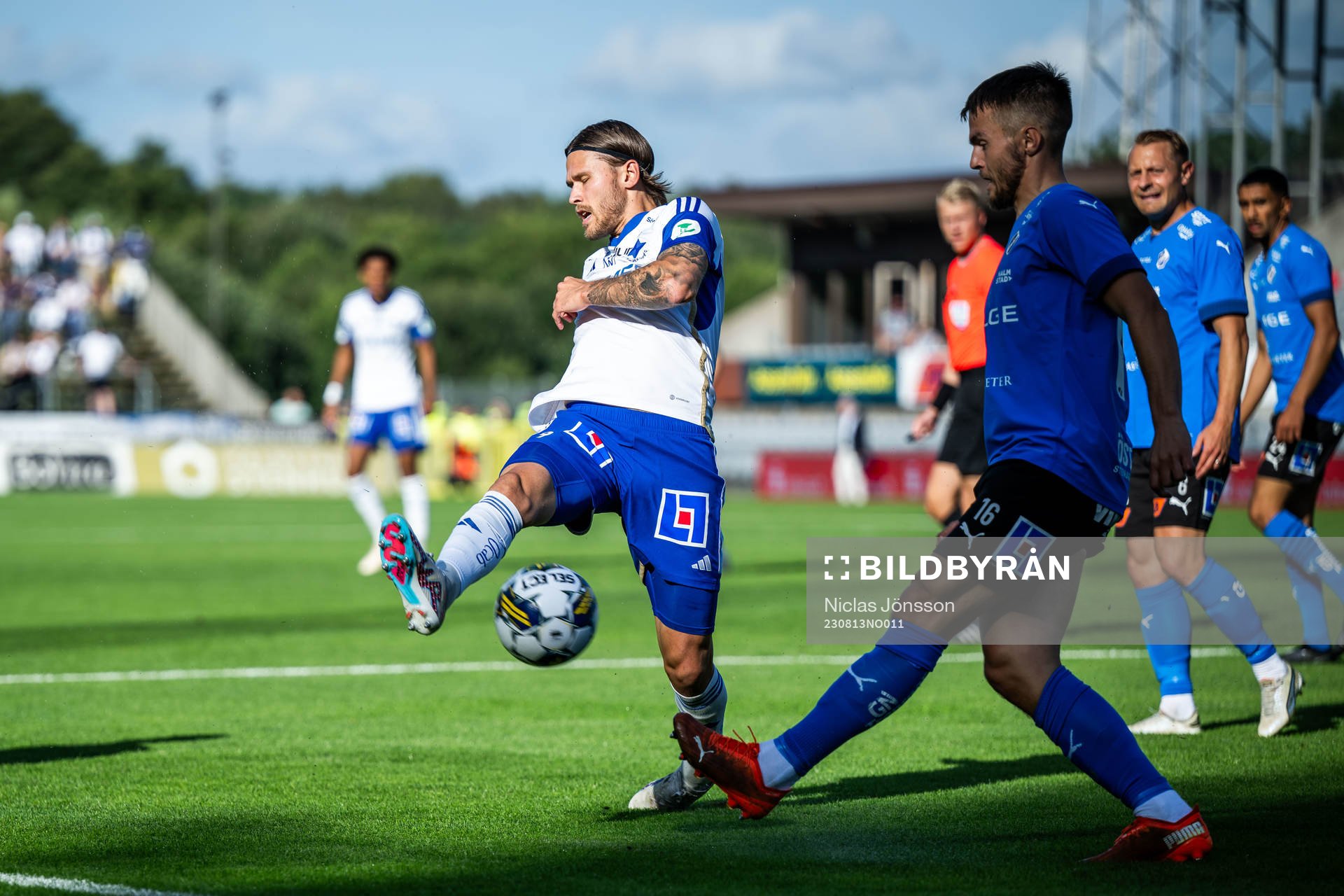 IFK Norrköpings Arnor Traustason och Halmstads Benjamin