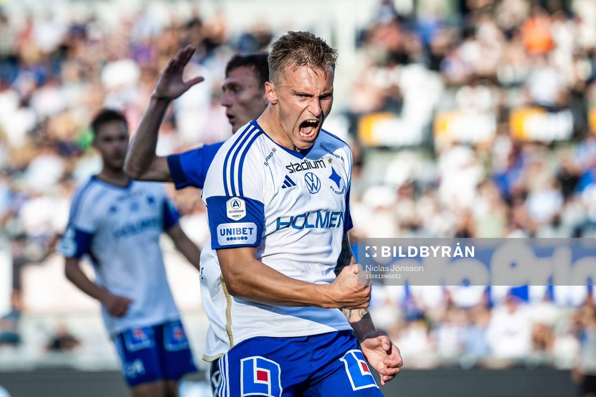 IFK Norrköpings Marco Lund Nielsen jublar
