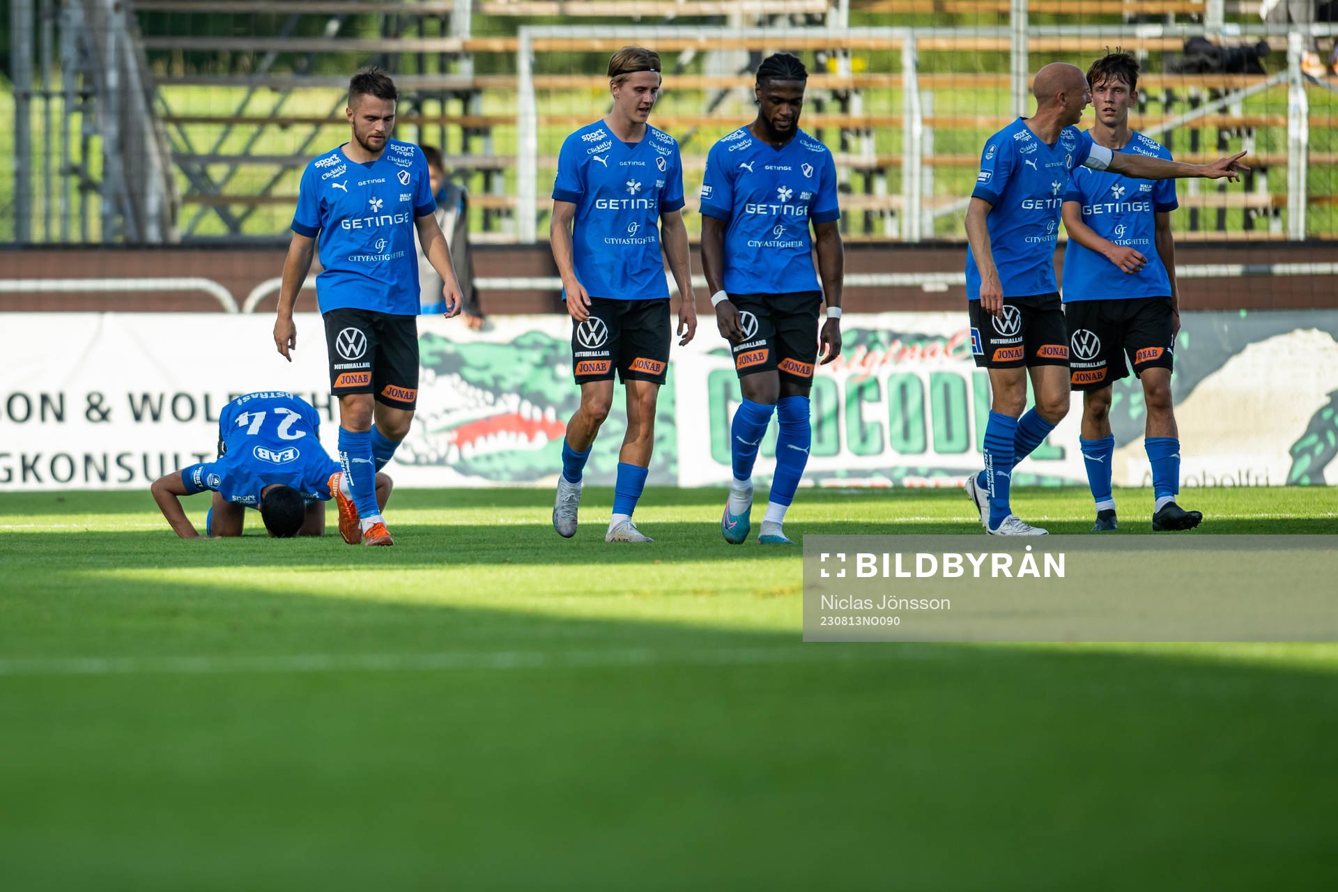 Halmstads Amir Al-Ammari  jublar