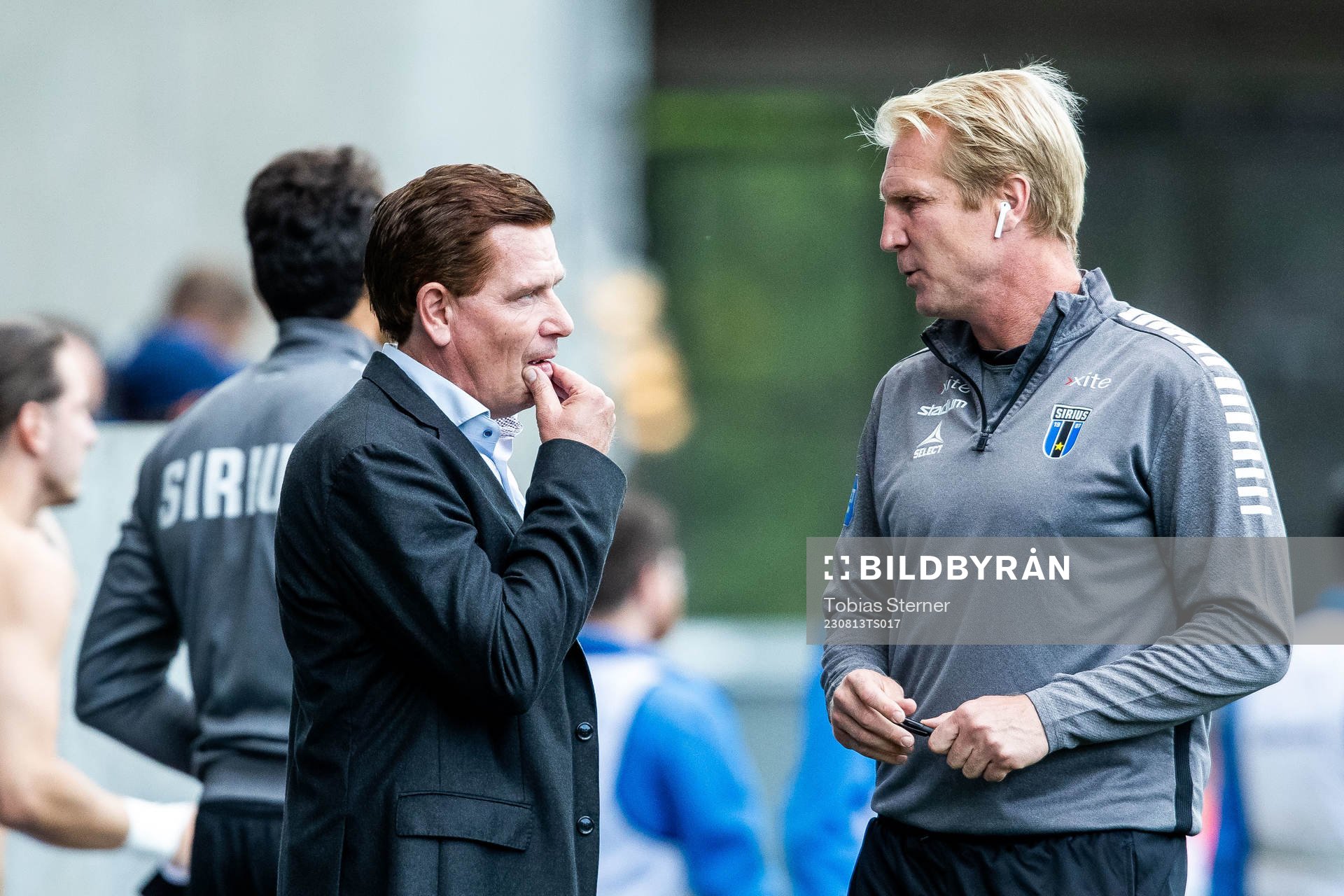 Sirius tränare Christer Mattiasson och assisterande