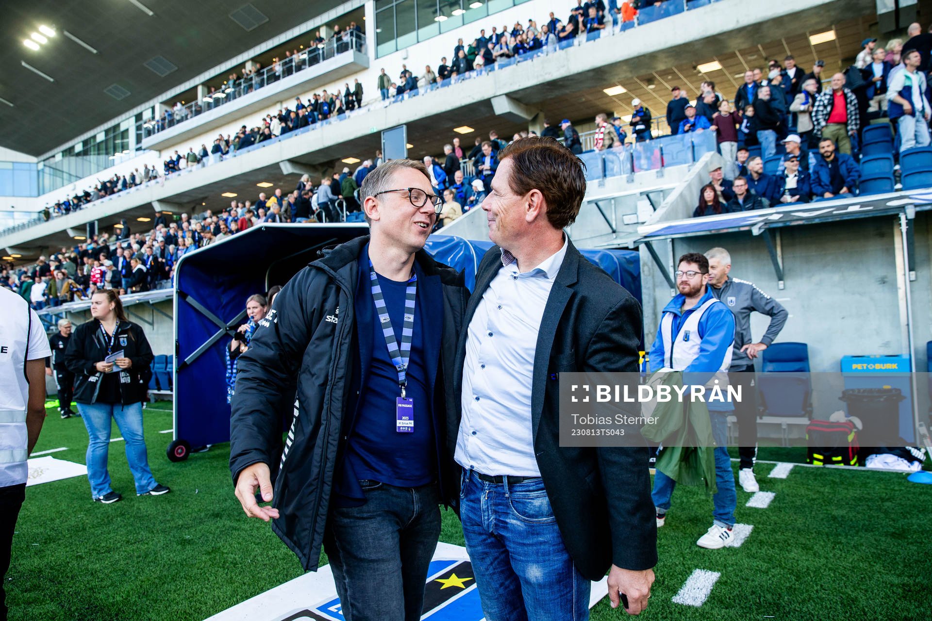 Sirius klubbdirektör Christer Abrahamsson och tränare