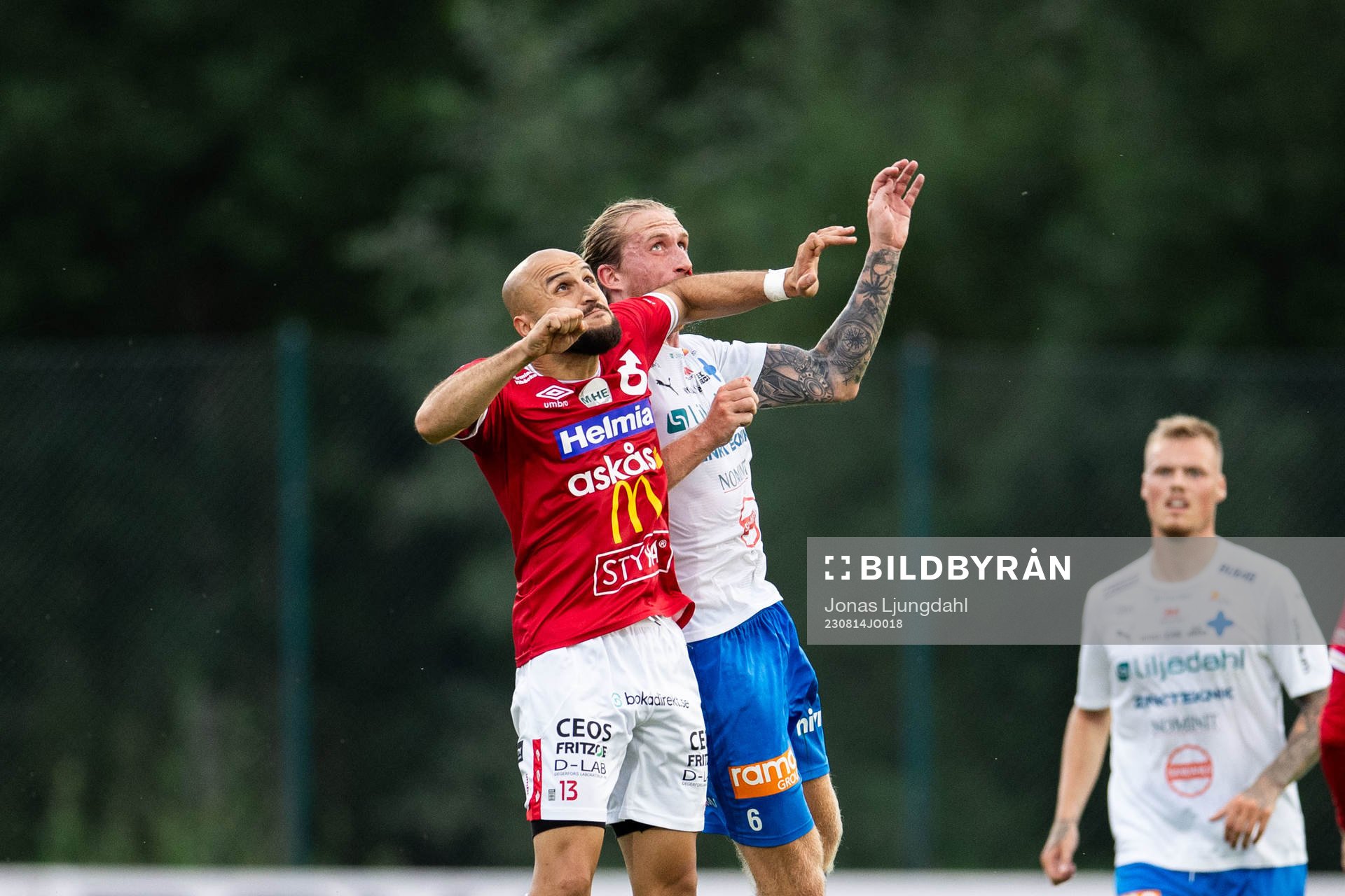 Degerfors Pashang Abdulla och Värnamos Hampus Näsström