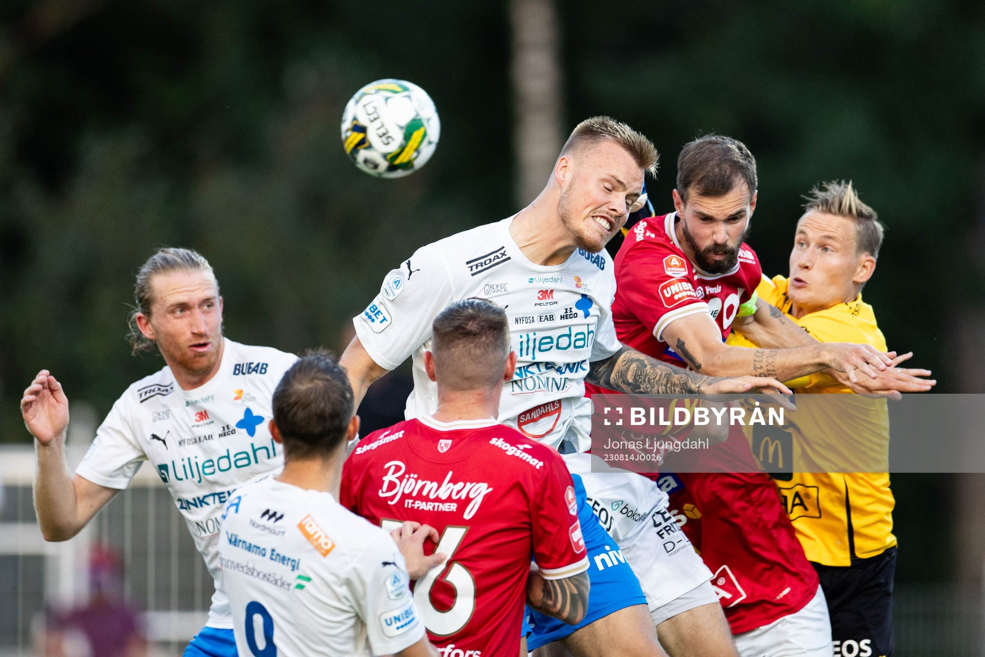 Värnamos Hampus Näsström och Victor Eriksson mot