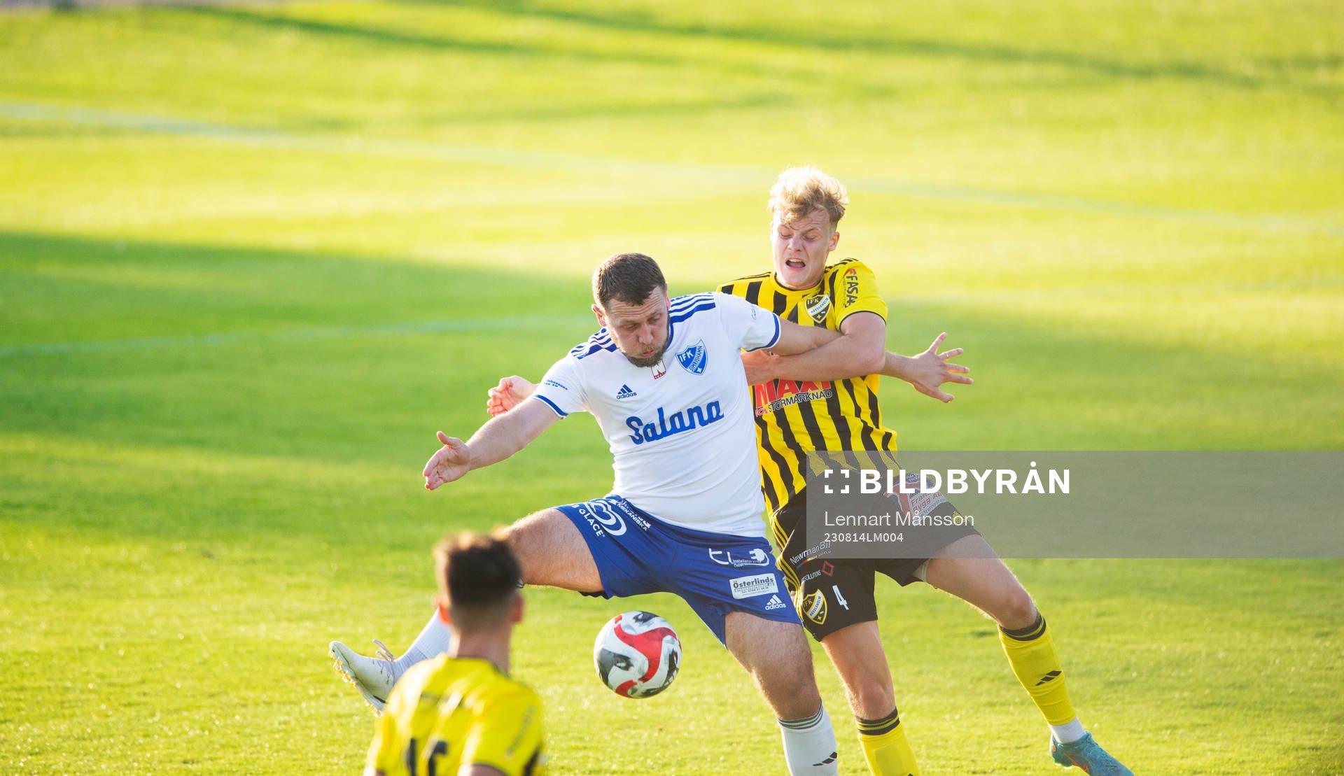 IFK Hässleholms Elmar Lindqvist i matchen i DM mellan IFK