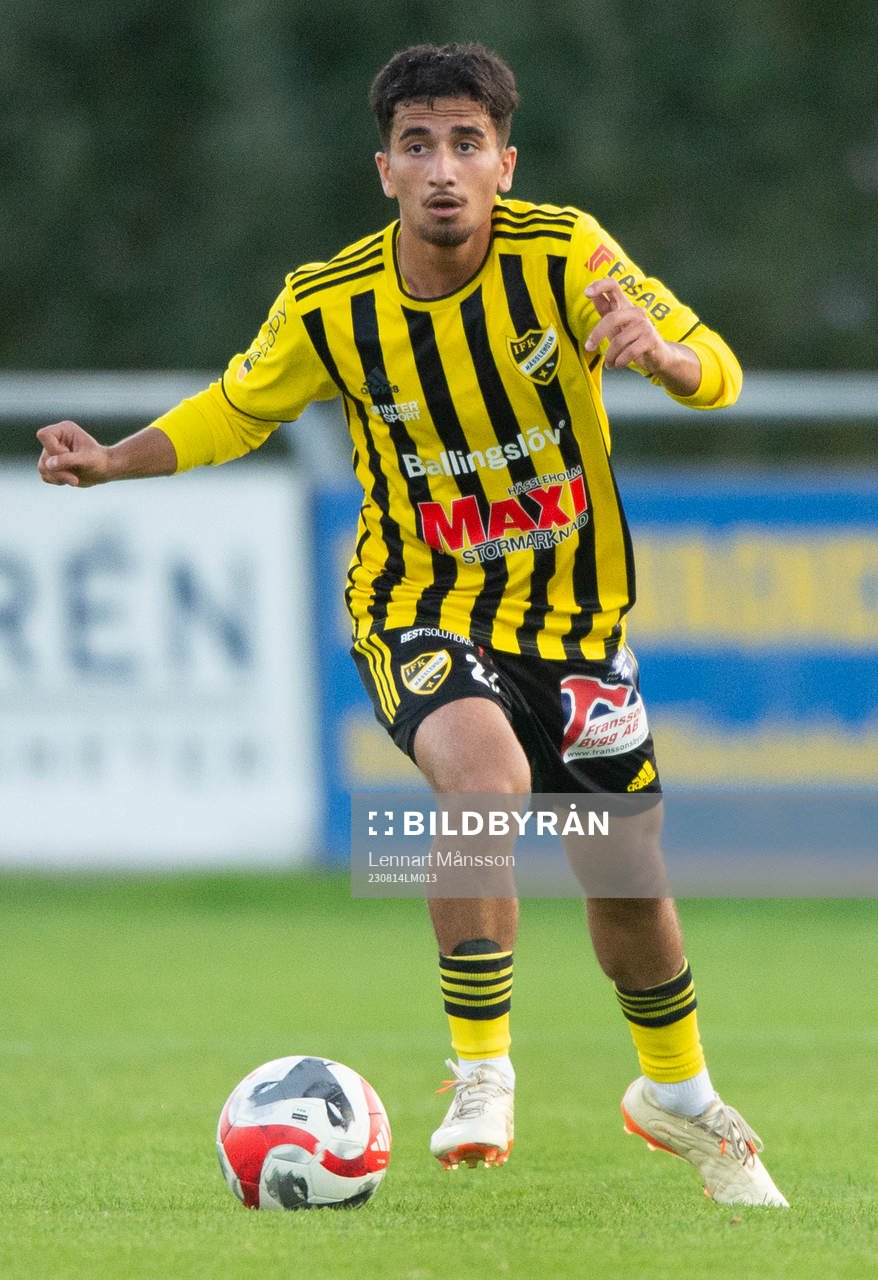 IFK Hässleholms Jan Al Salo i matchen i DM mellan IFK