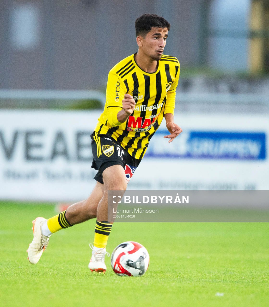 IFK Hässleholms Jan Al Salo i matchen i DM mellan IFK