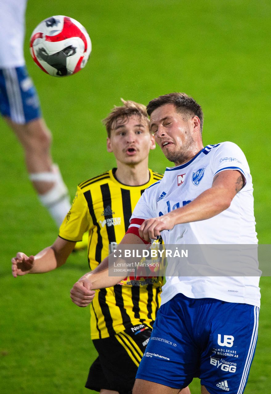 IFK Hässleholms Amir Ramanovski i matchen i DM mellan IFK
