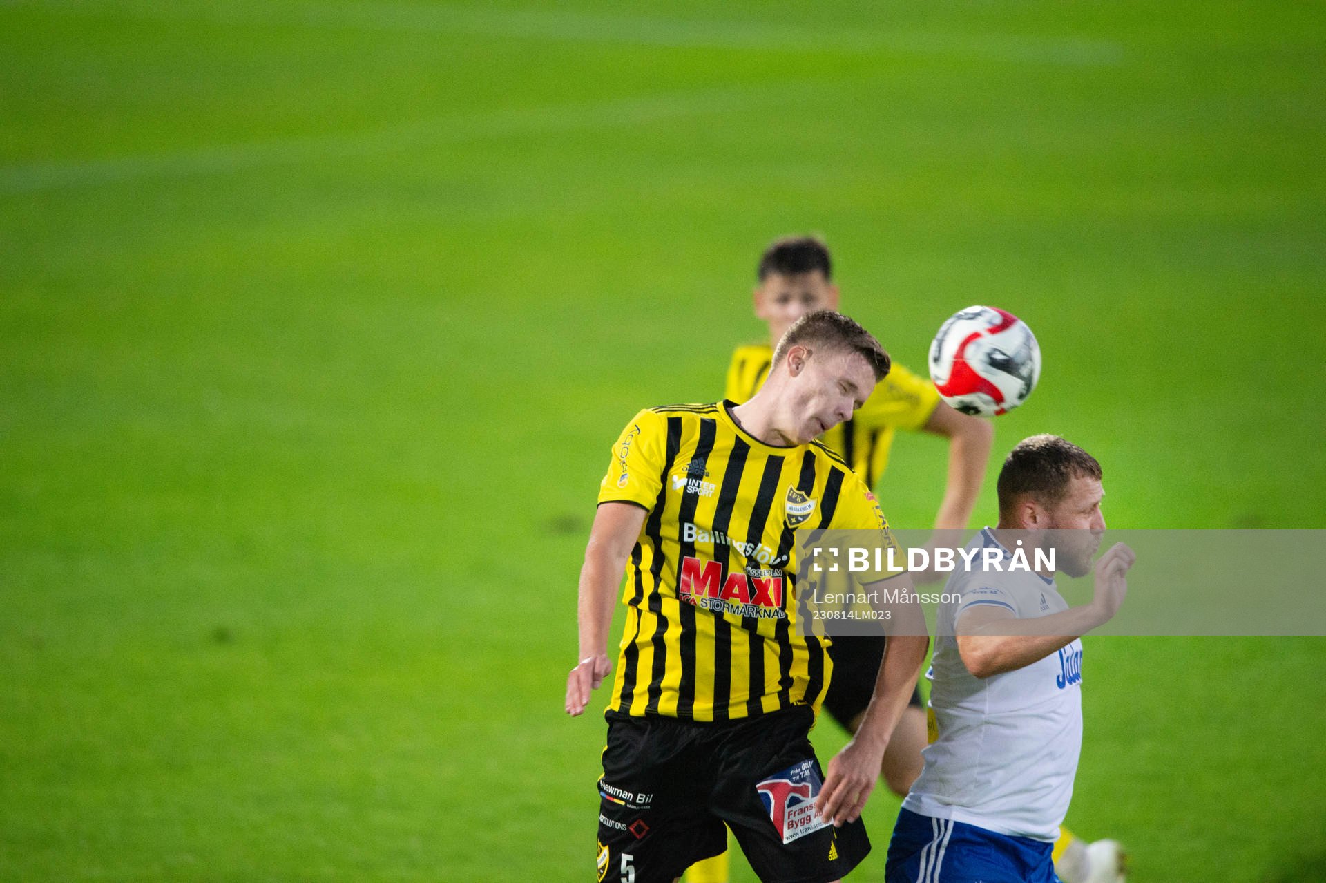 IFK Hässleholms Axel Henriksson i matchen i DM mellan IFK