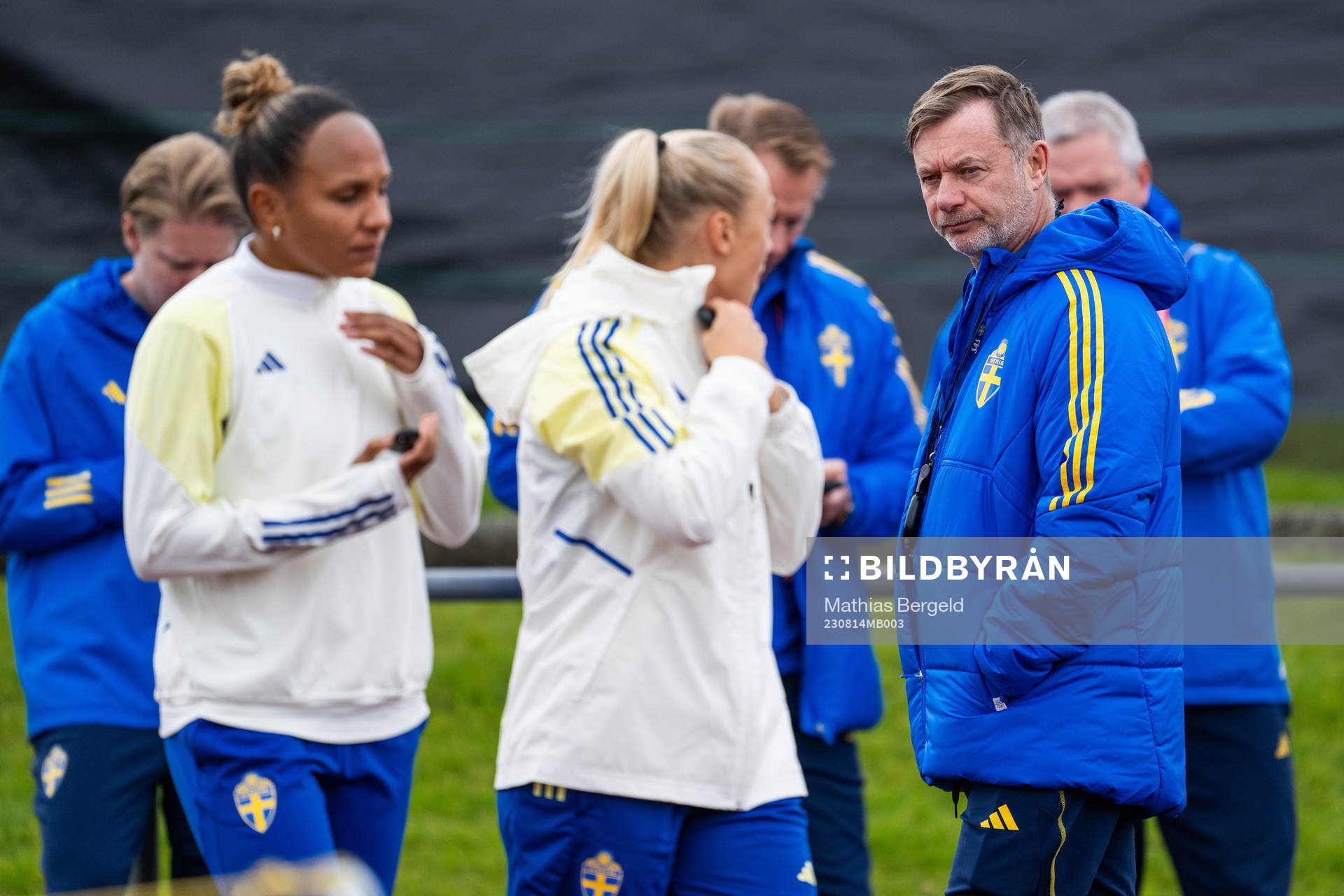 Head coach Peter Gerhardsson of the Swedish women's